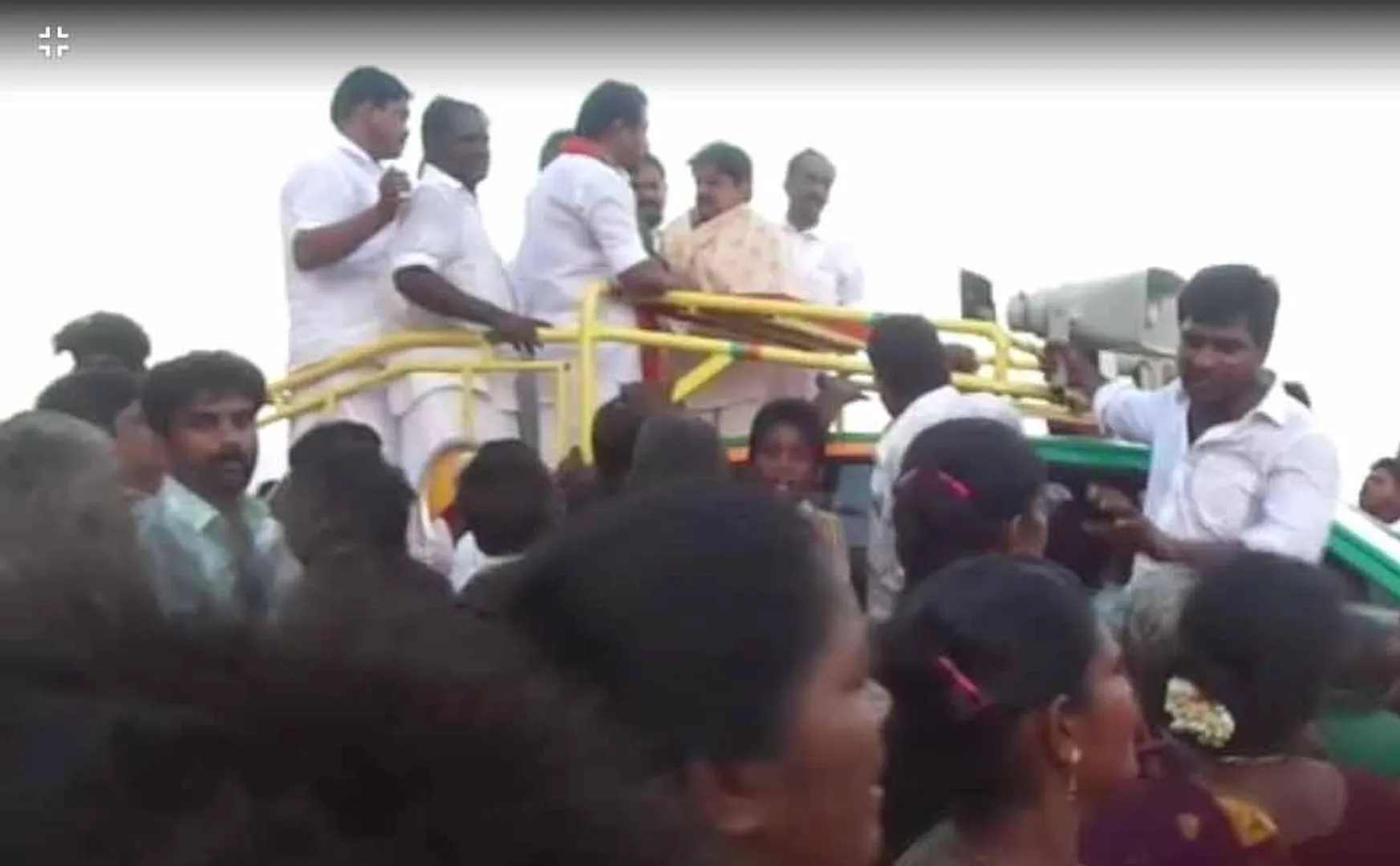 villagers protest against bjp loksabha candidate 