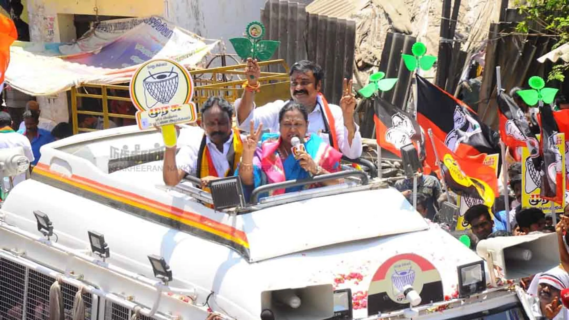 premalatha vijayakanth speech - Election campaign in Chennai