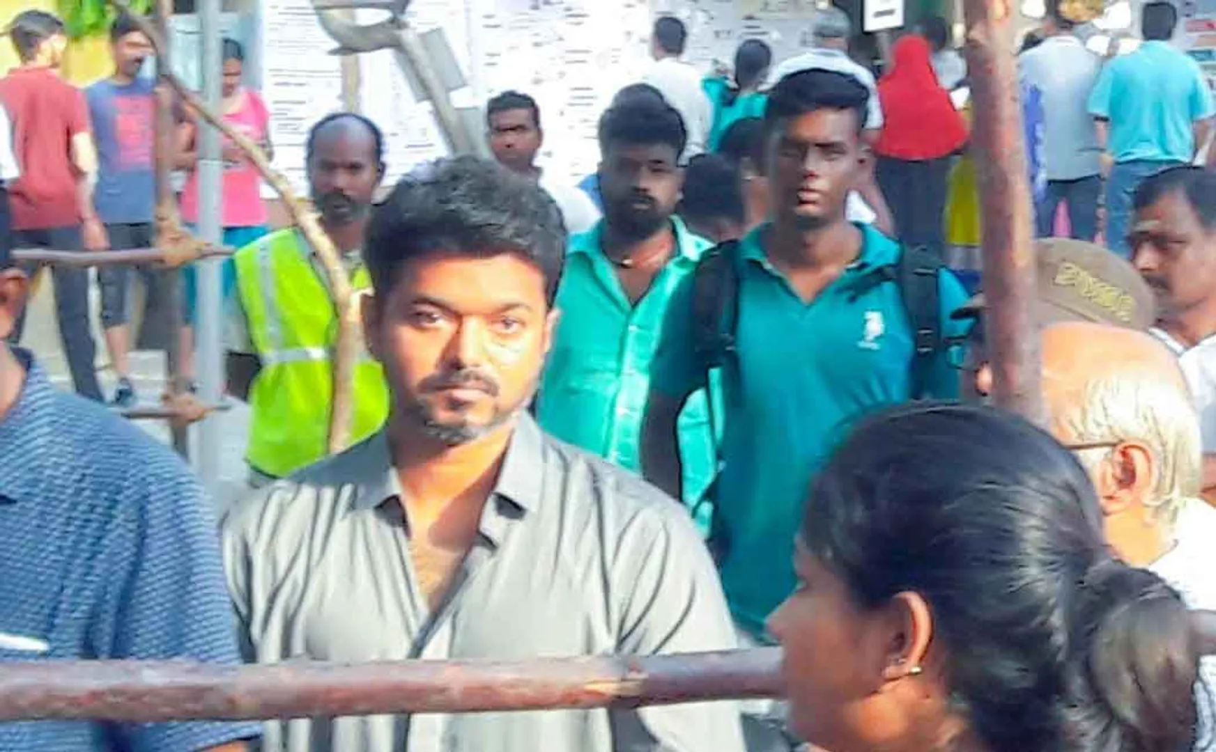 celebrities cast their votes
