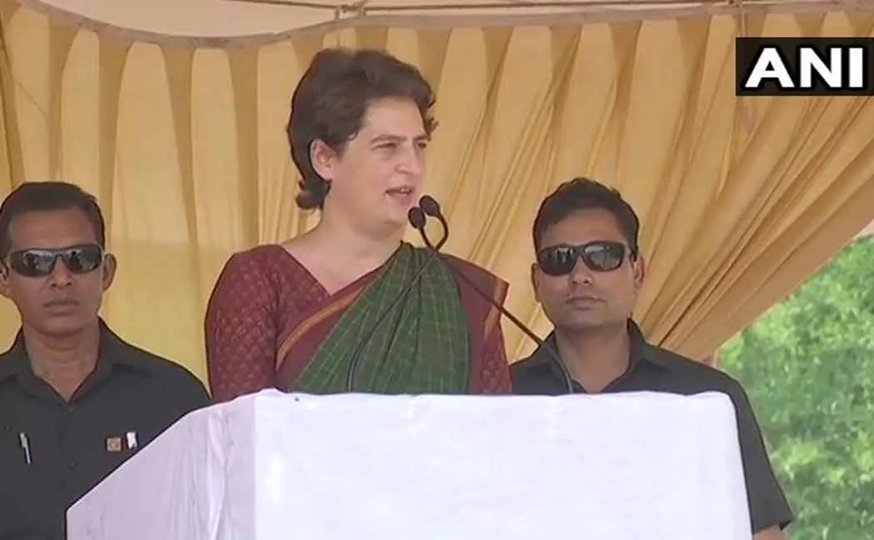 "They've sought to portray a character of his which is very far from truth" priyanka gandhi 