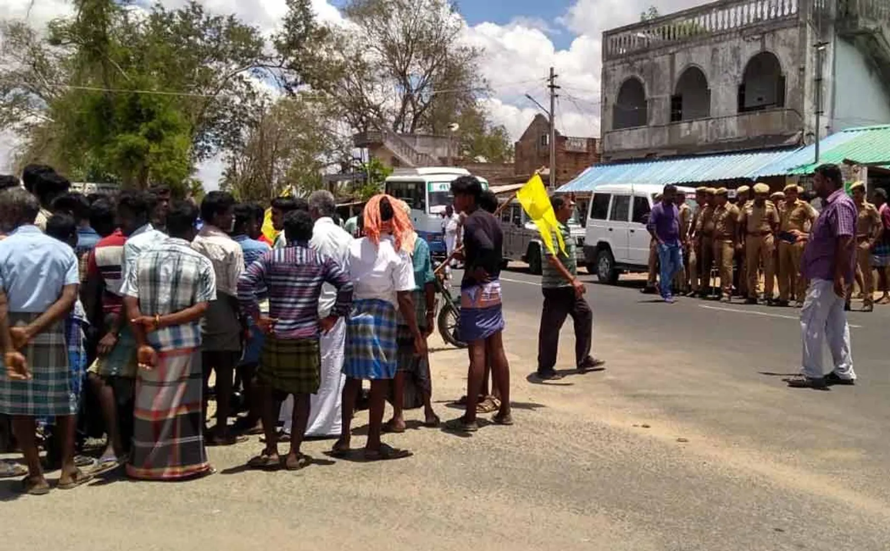 police arrested thousands of them who involved in protest