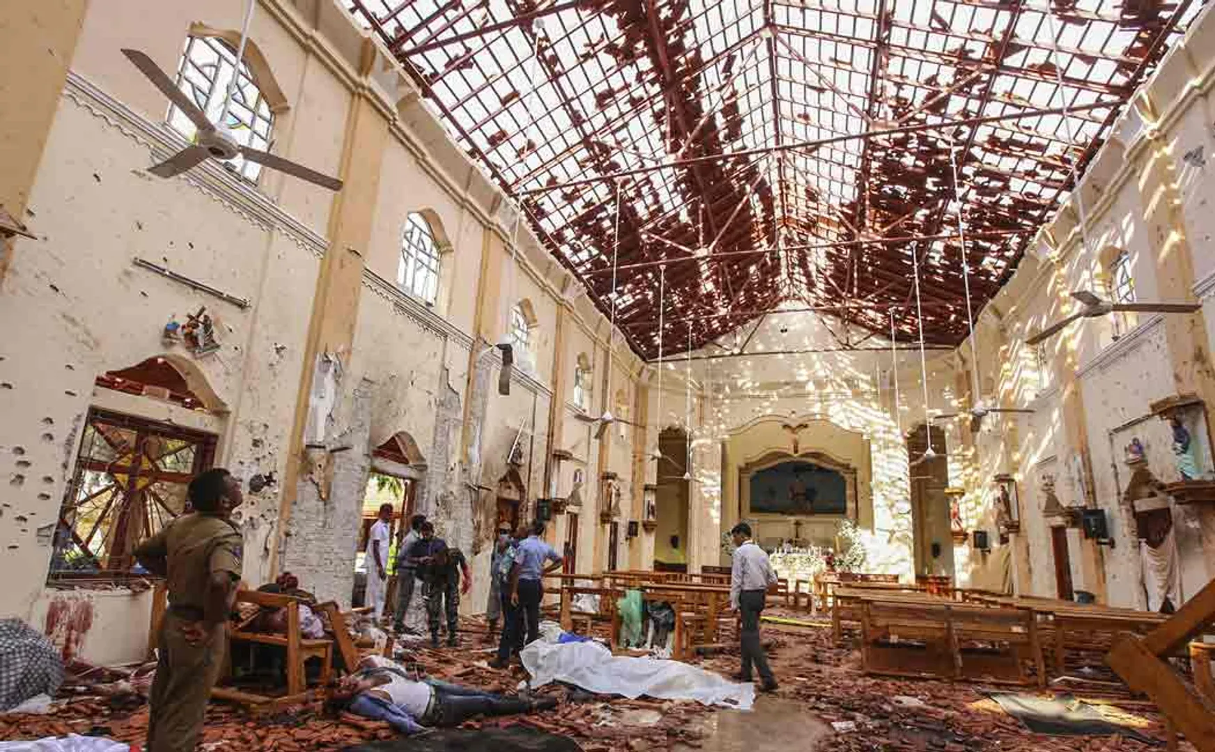 two secular janthathal workers passed away in srilanka attack