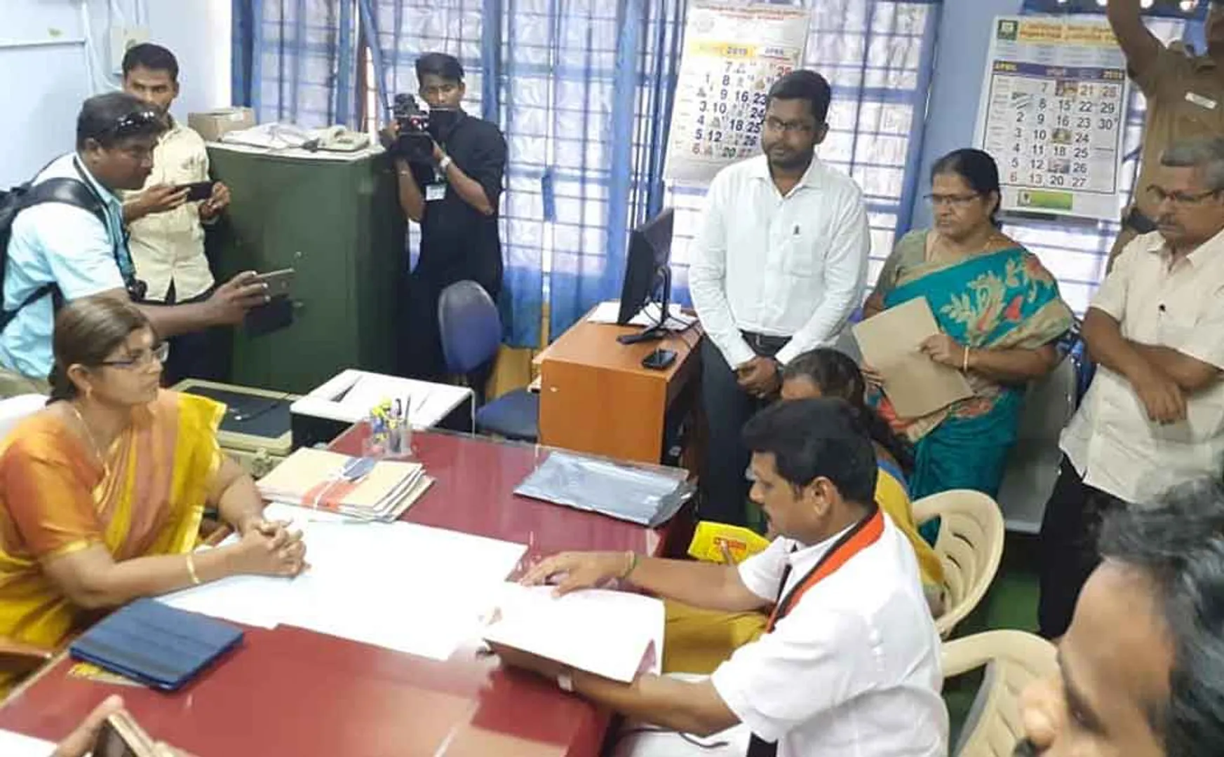 dmk candidate senthil balaji nomination 