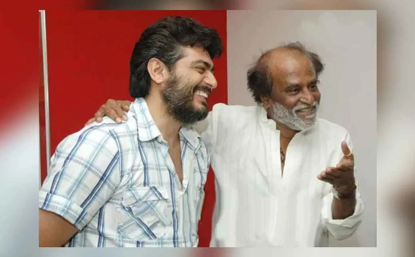 rajini with ajith