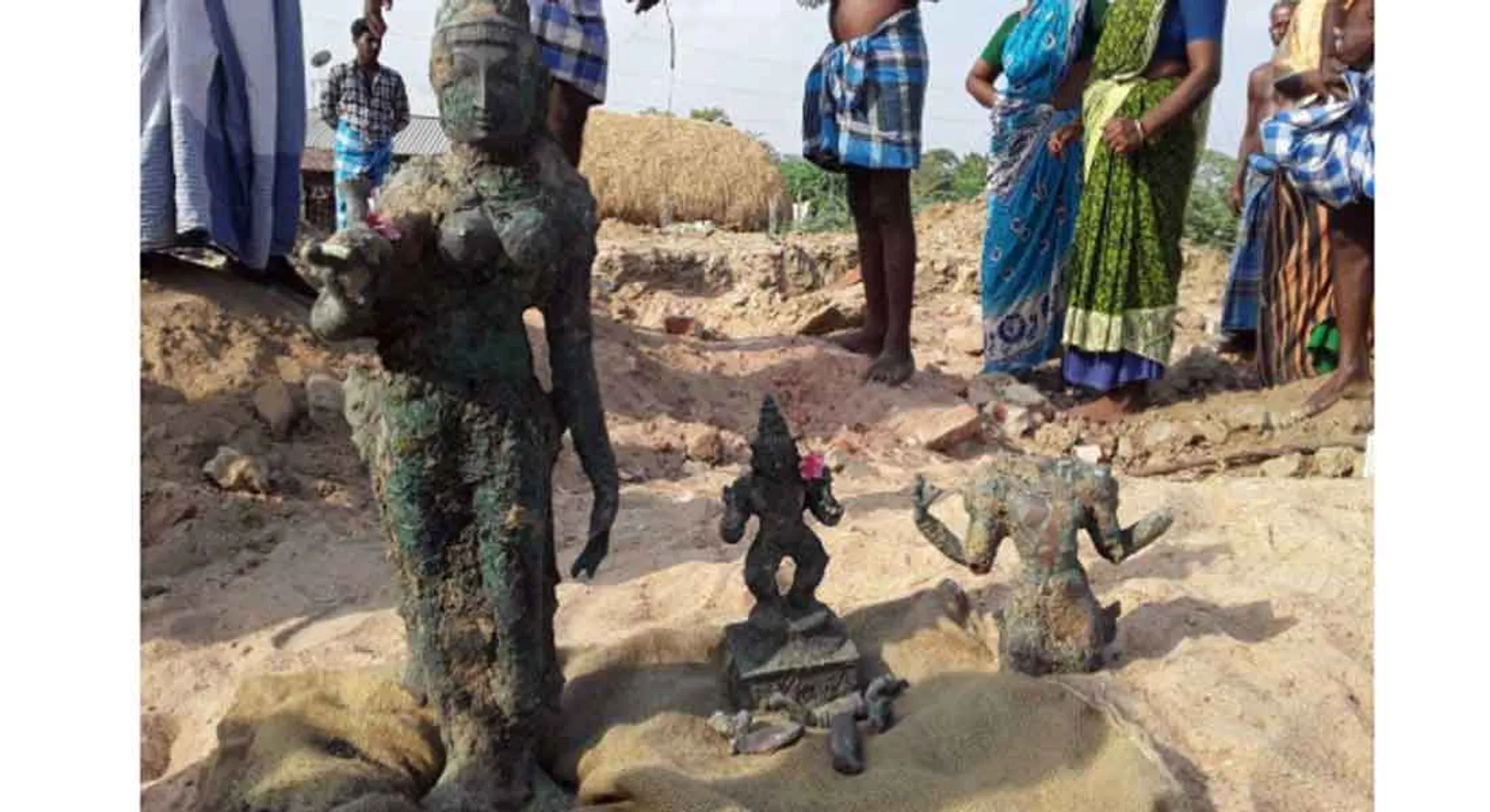  statue's in under earth... Public Requests for Archaeological Survey