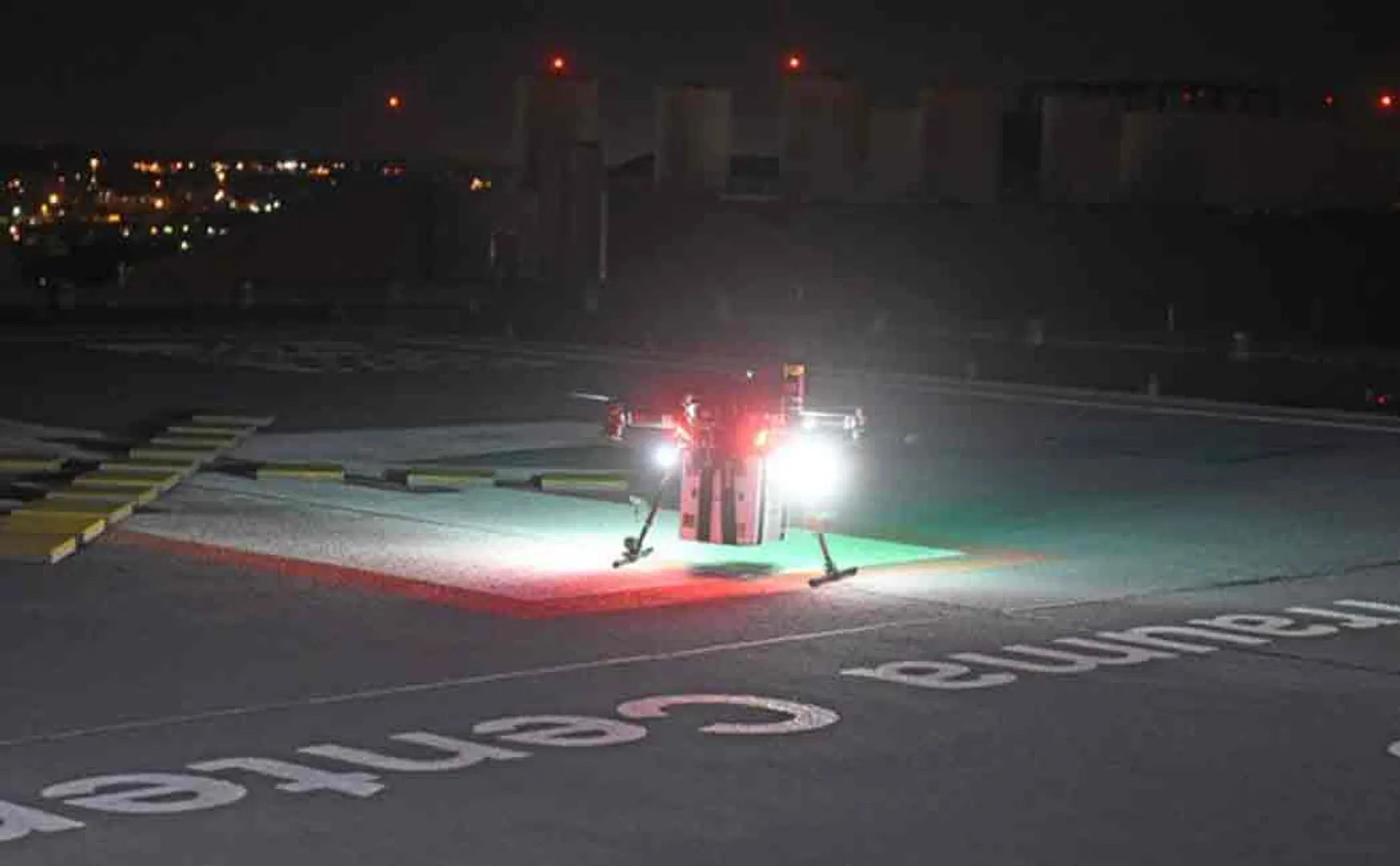 drone carries kidney for a womans kidney transplant operation