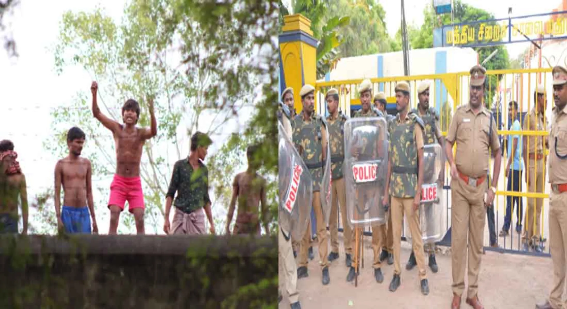 Clash in madurai jail ... 9 prisoners shift to different jails