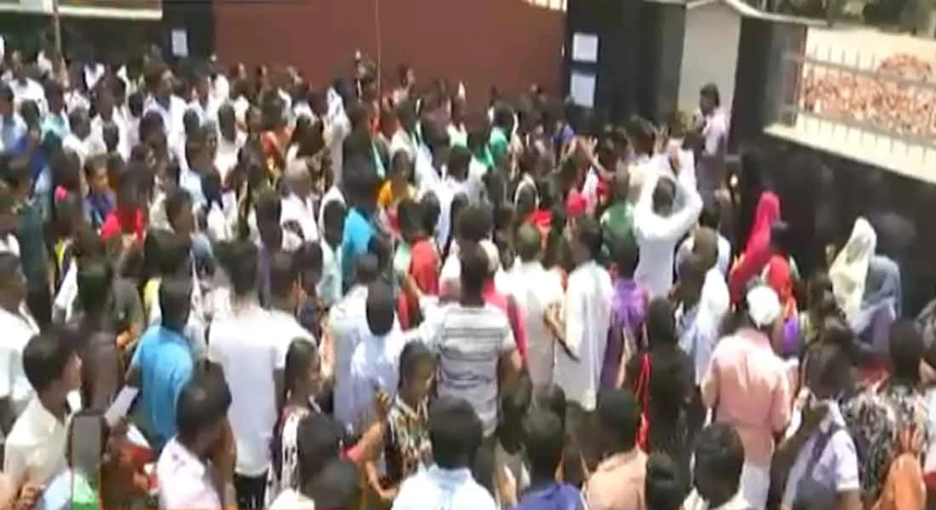  Started NEET ... Students allowed within the exams after long tests