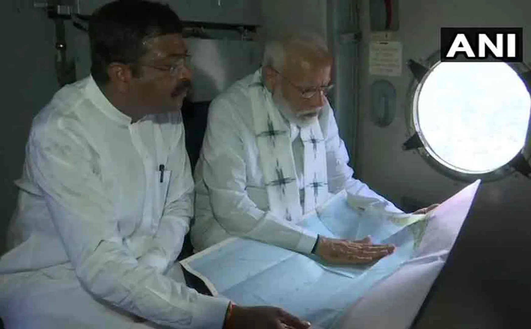 narendra modi visits cyclone affected areas in odisha