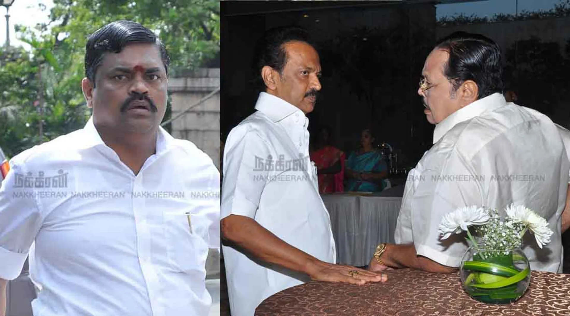 K. T. Rajenthra Bhalaji - mkstalin - duraimurugan 