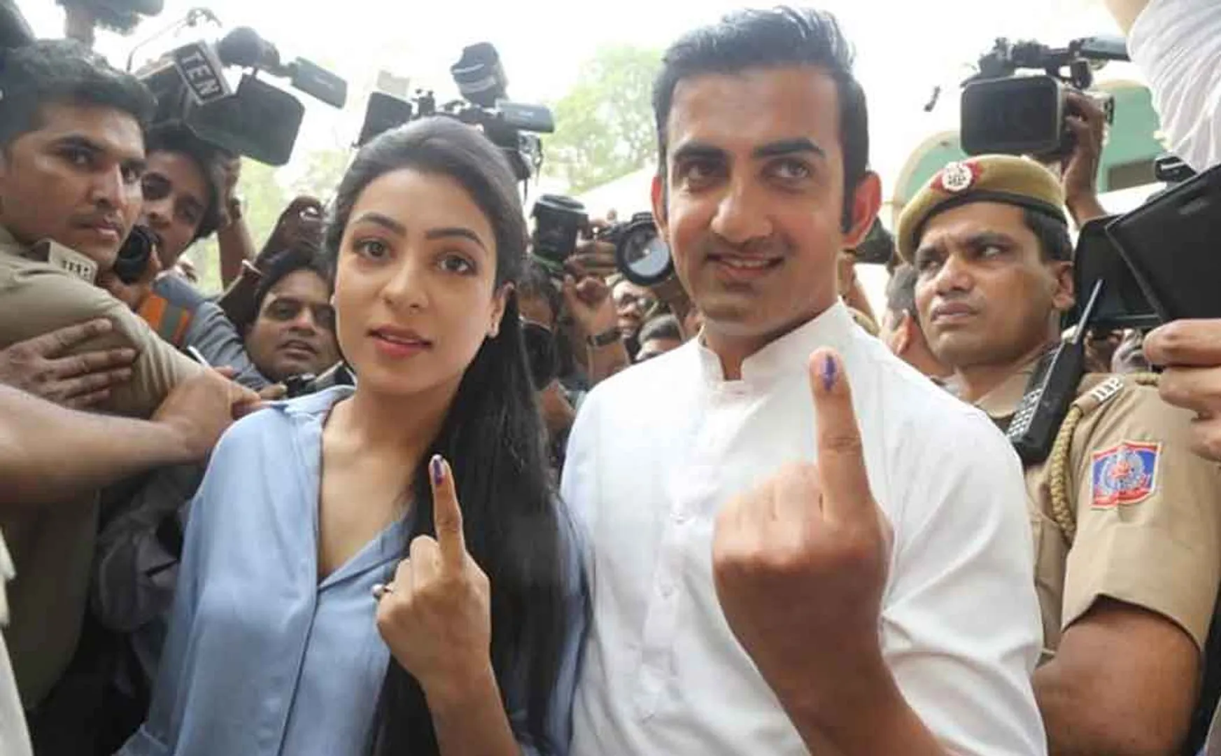 artifacts in delhi loksabha election polling