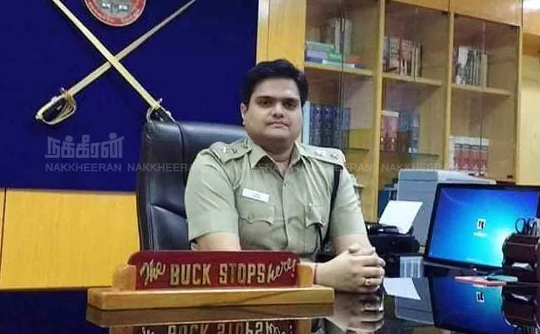 vikraman takes charge as karur superindent of police