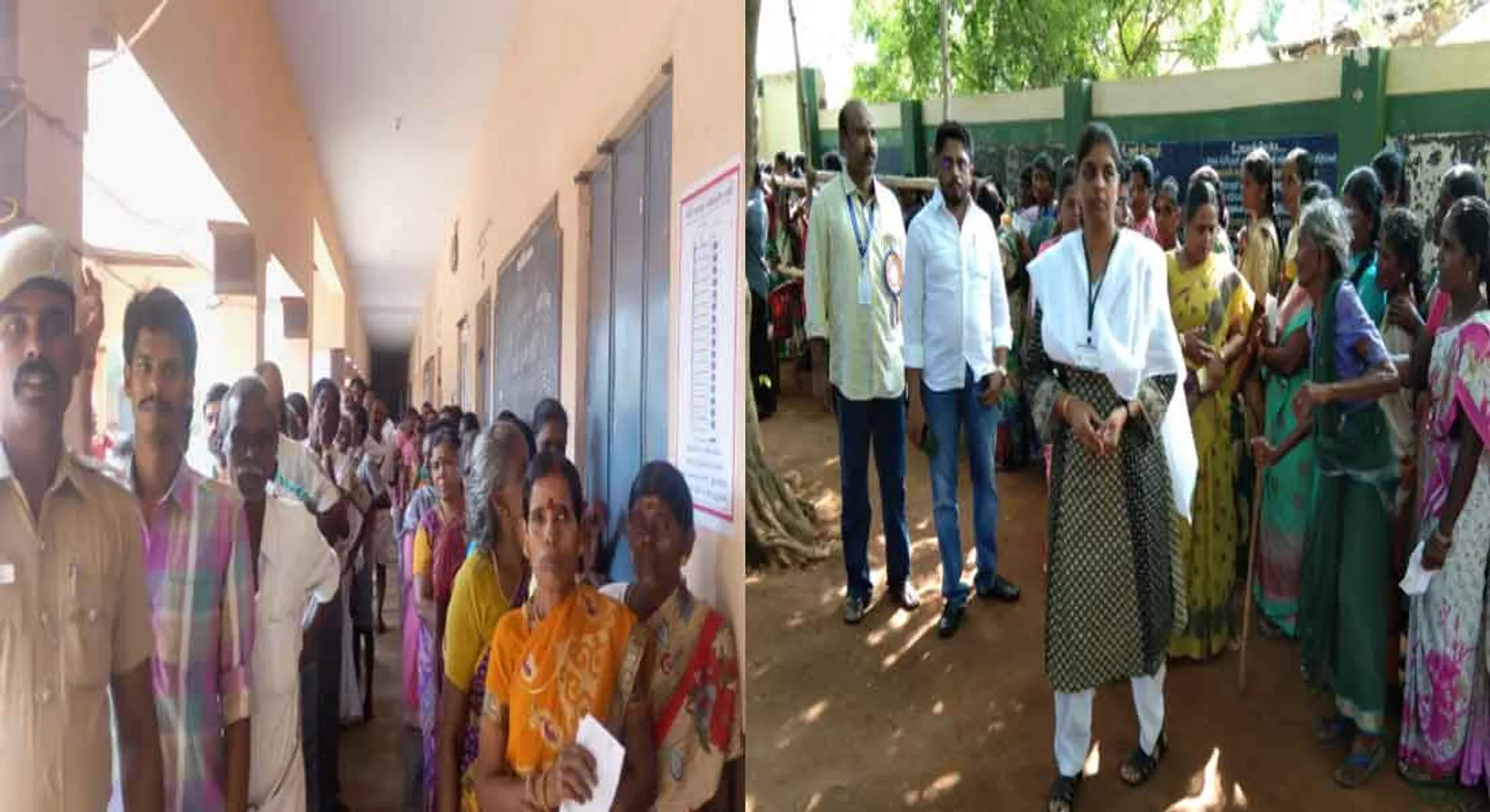  Re-polling with heavy police protection in Periyakulam Andipatti