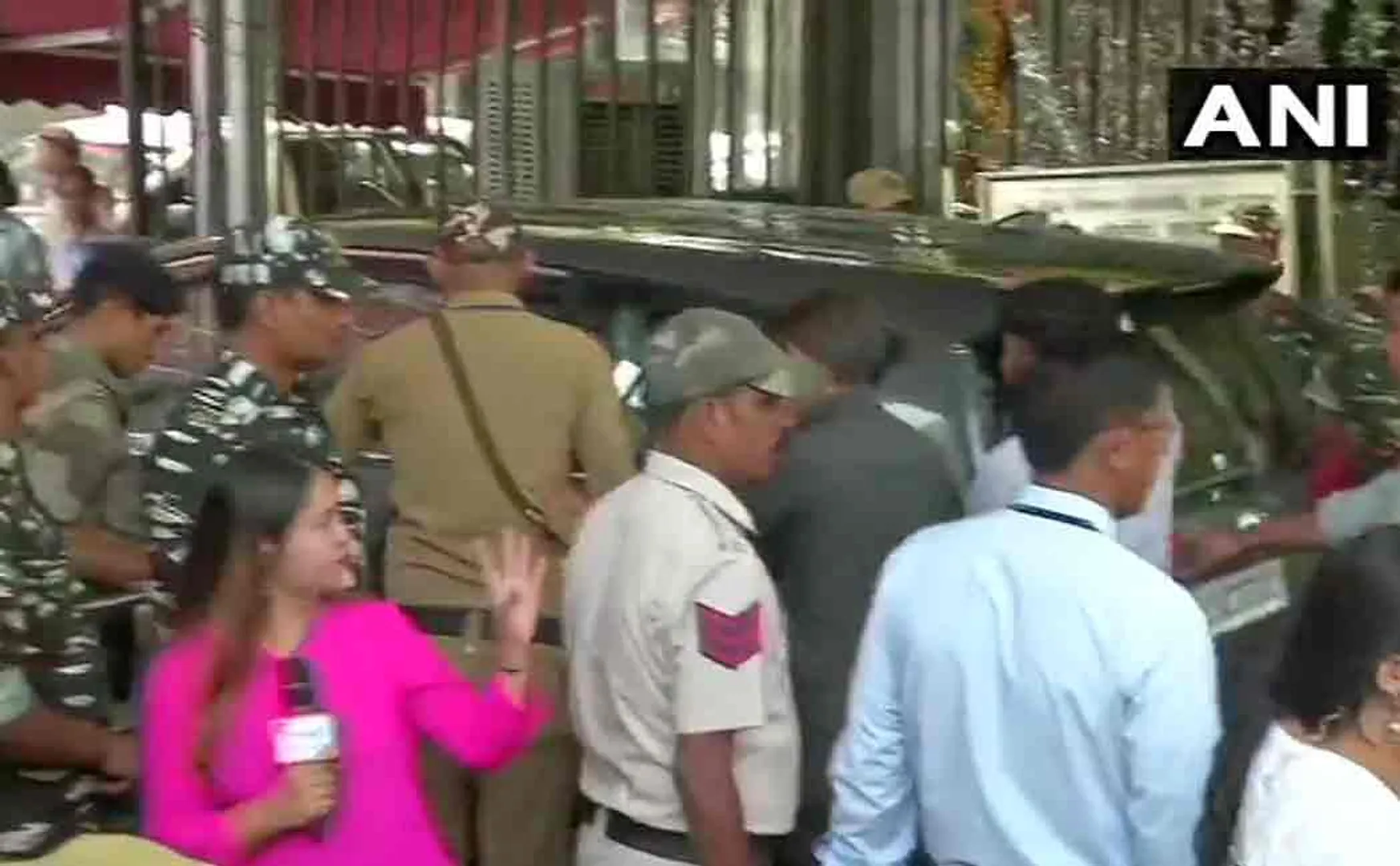 opposition leaders visit election commission
