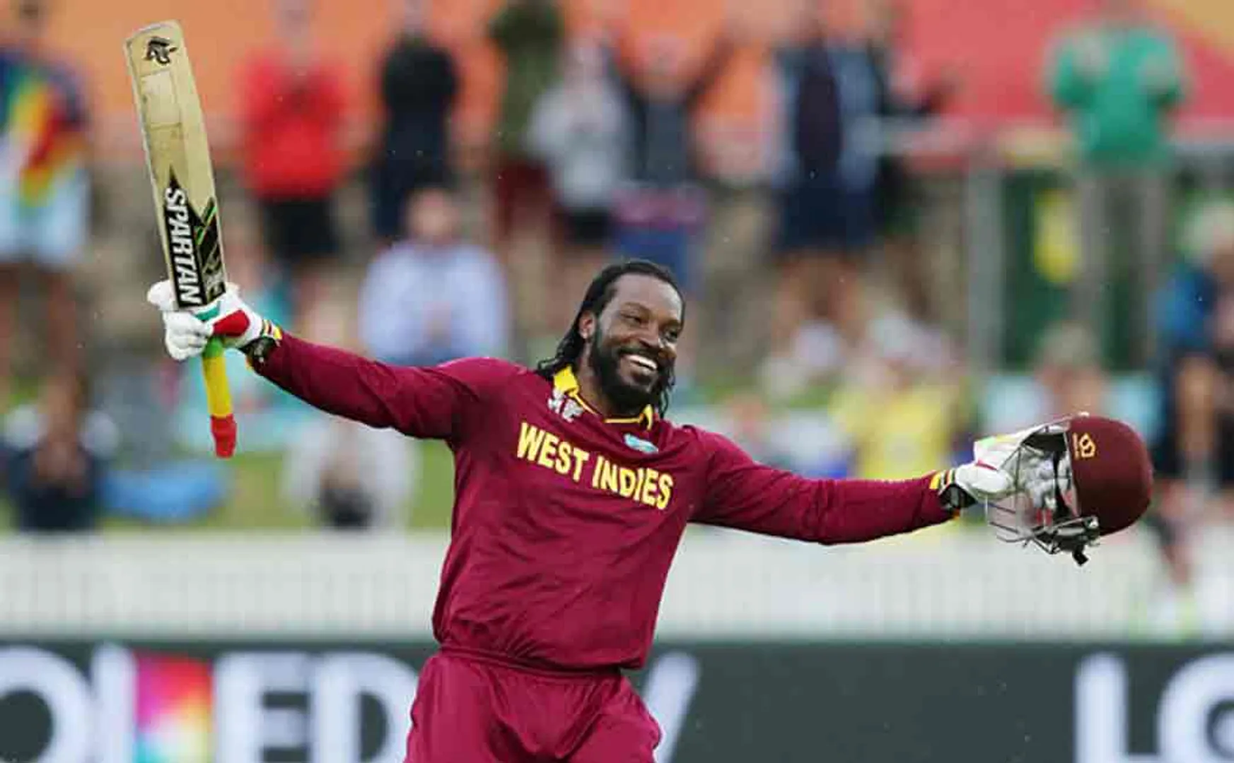 chris gayle becomes topper in the list of most sixes by a batsman in worldcup history