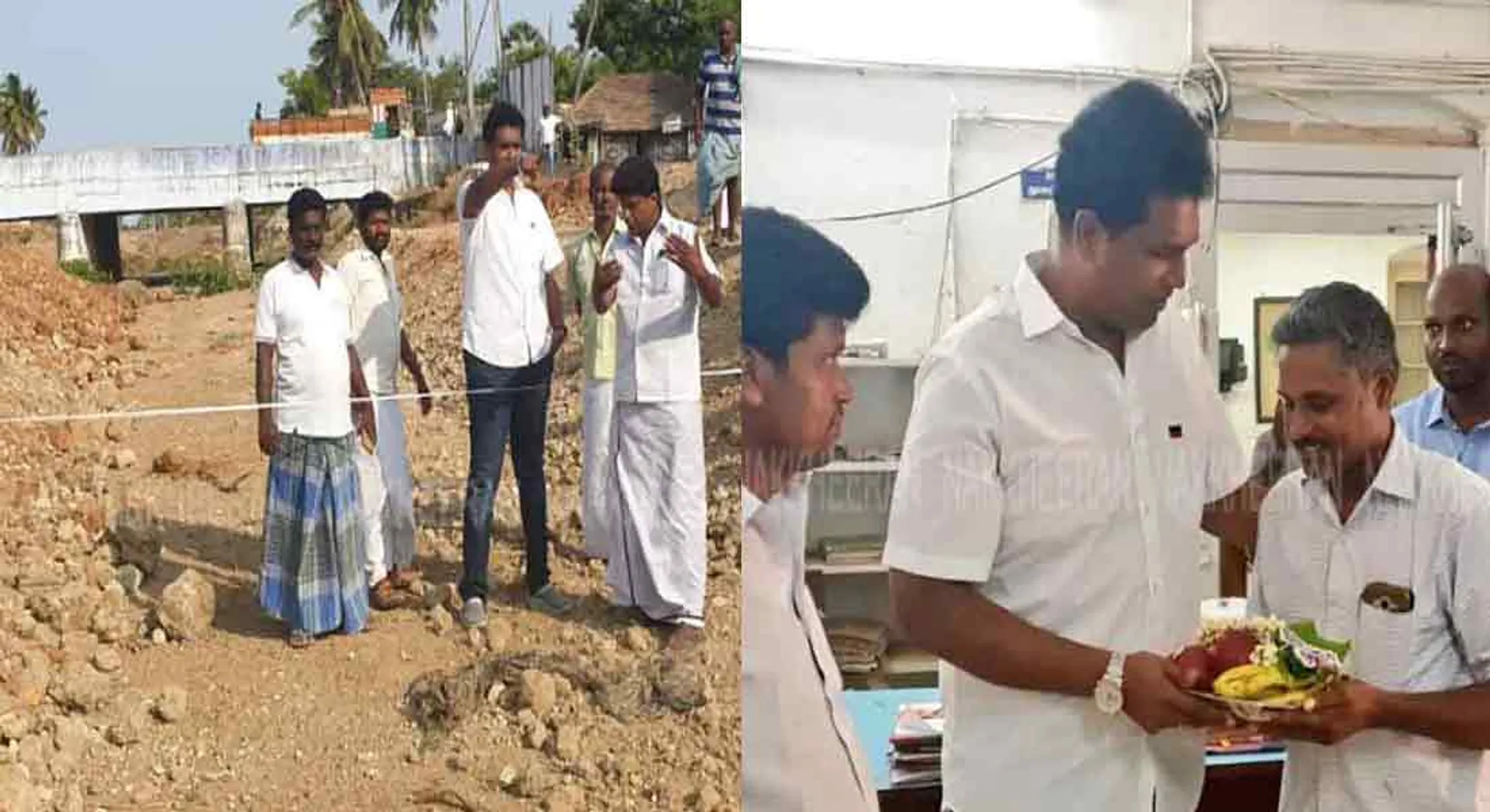 Road on the river? TRP Raja MLA calling official