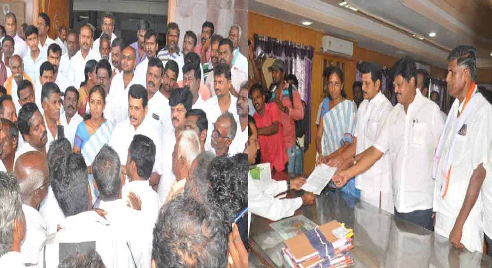  MLA, MLA, who has landed in support for sand dungeon workers