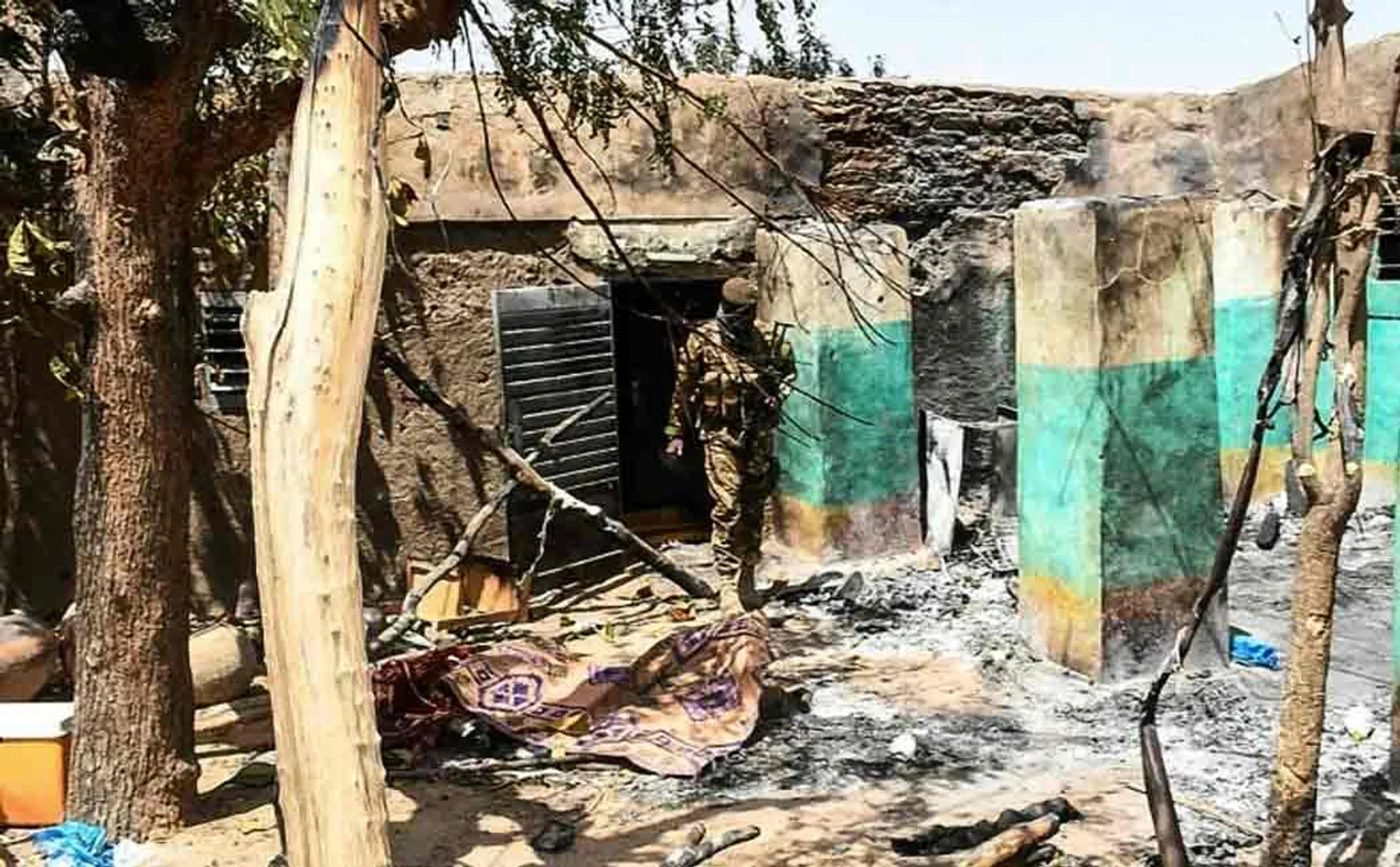 riot in mali village