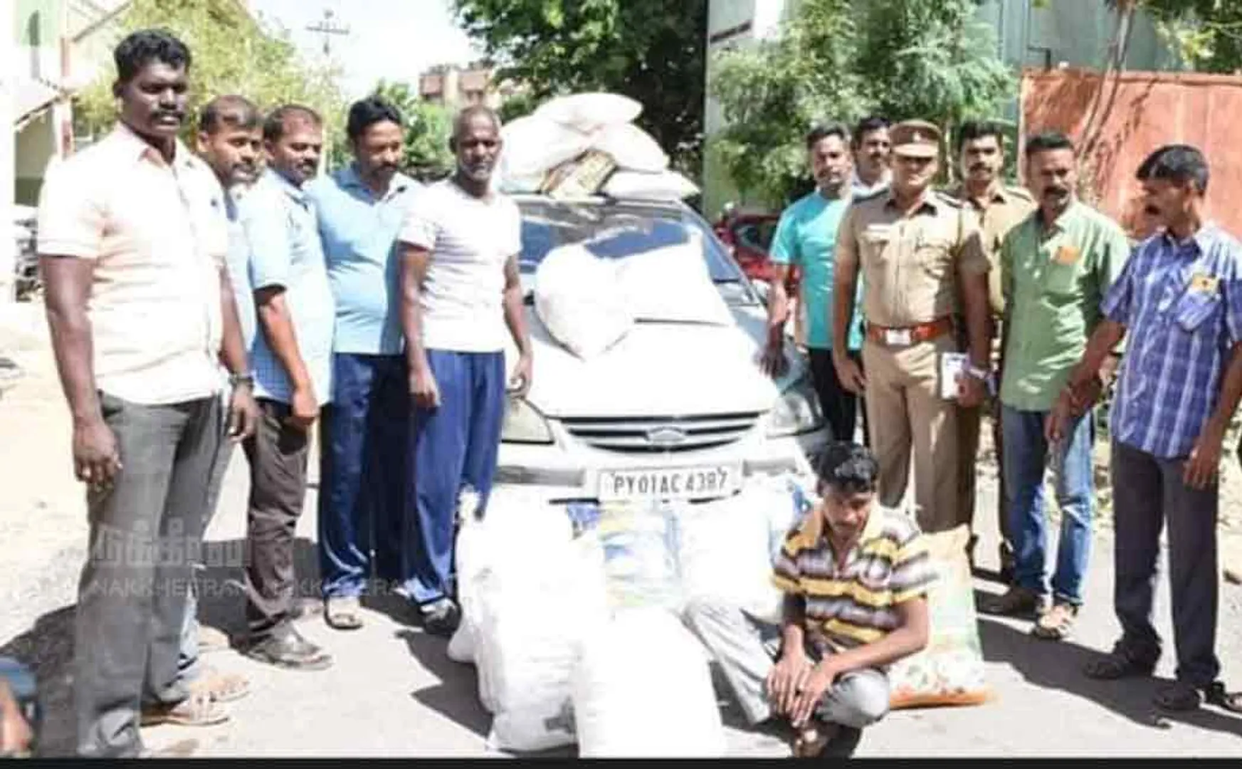 illicit liquor seized in pudhucherry
