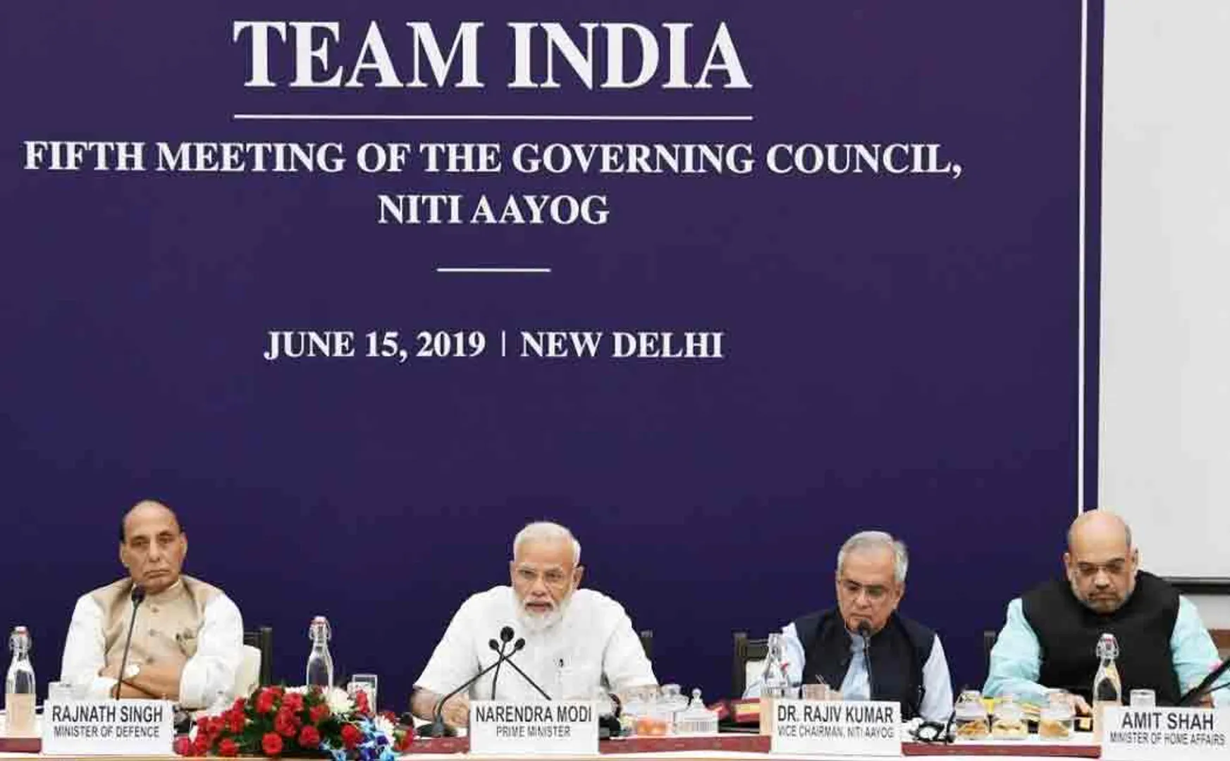 mamata and chandrasekar rao did not attend niti ayog meeting