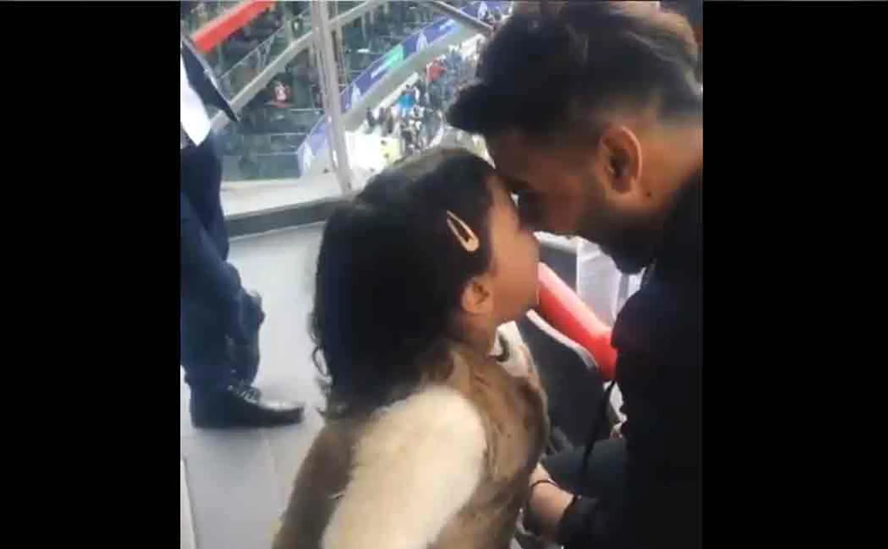 video of ziva dhoni and rishab pant playing in stadium goes viral