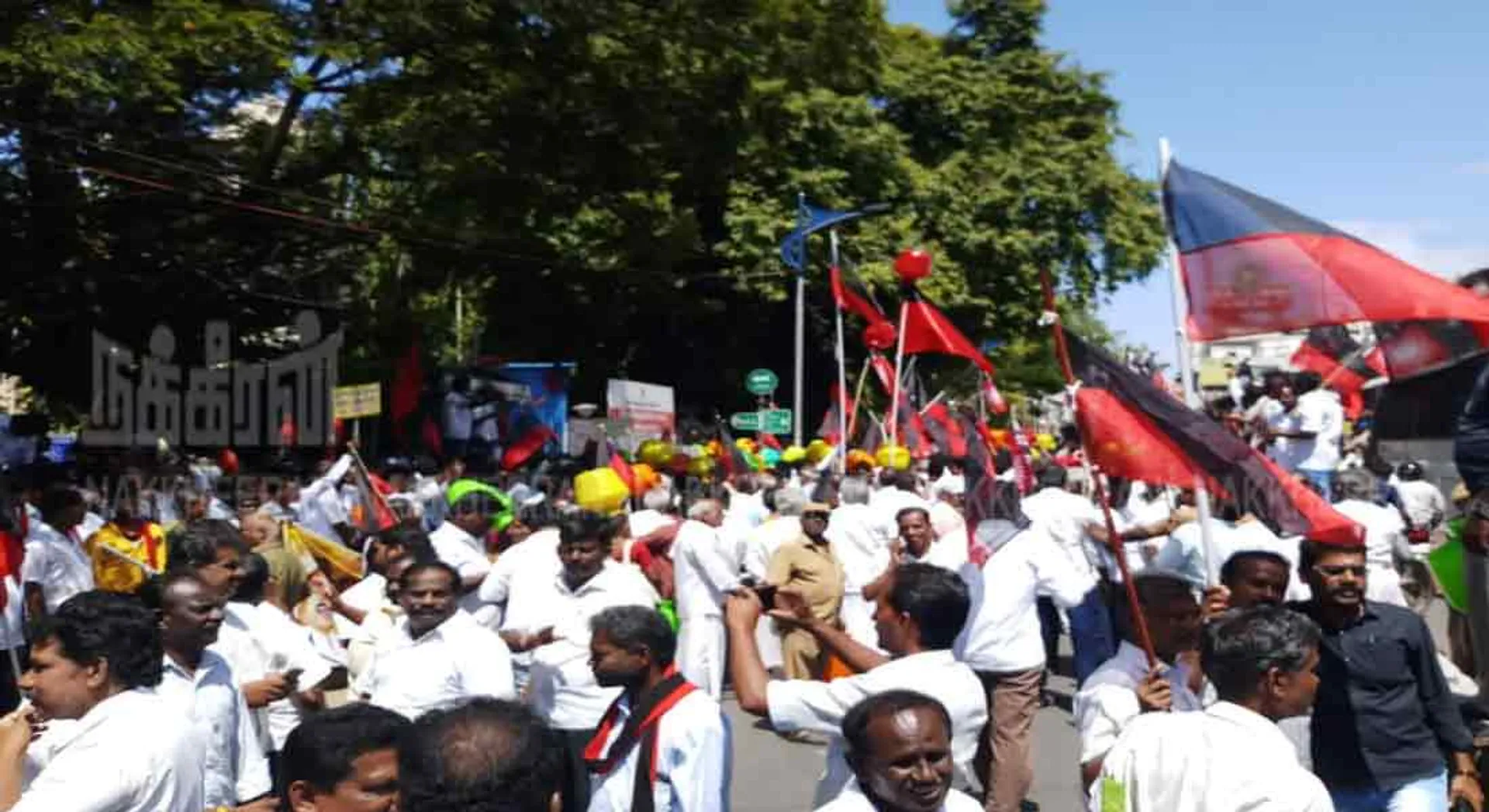 DMK protest in kovai 