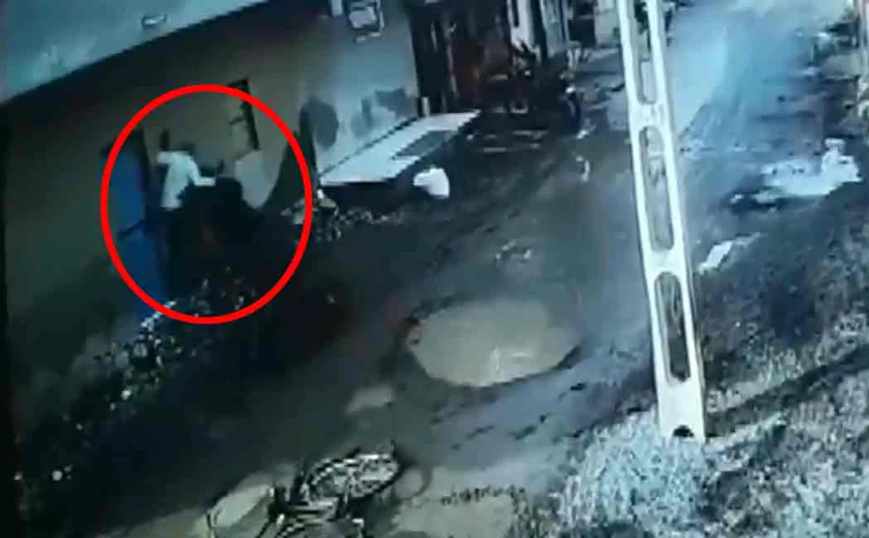 bull attacks trespassers in gujarat