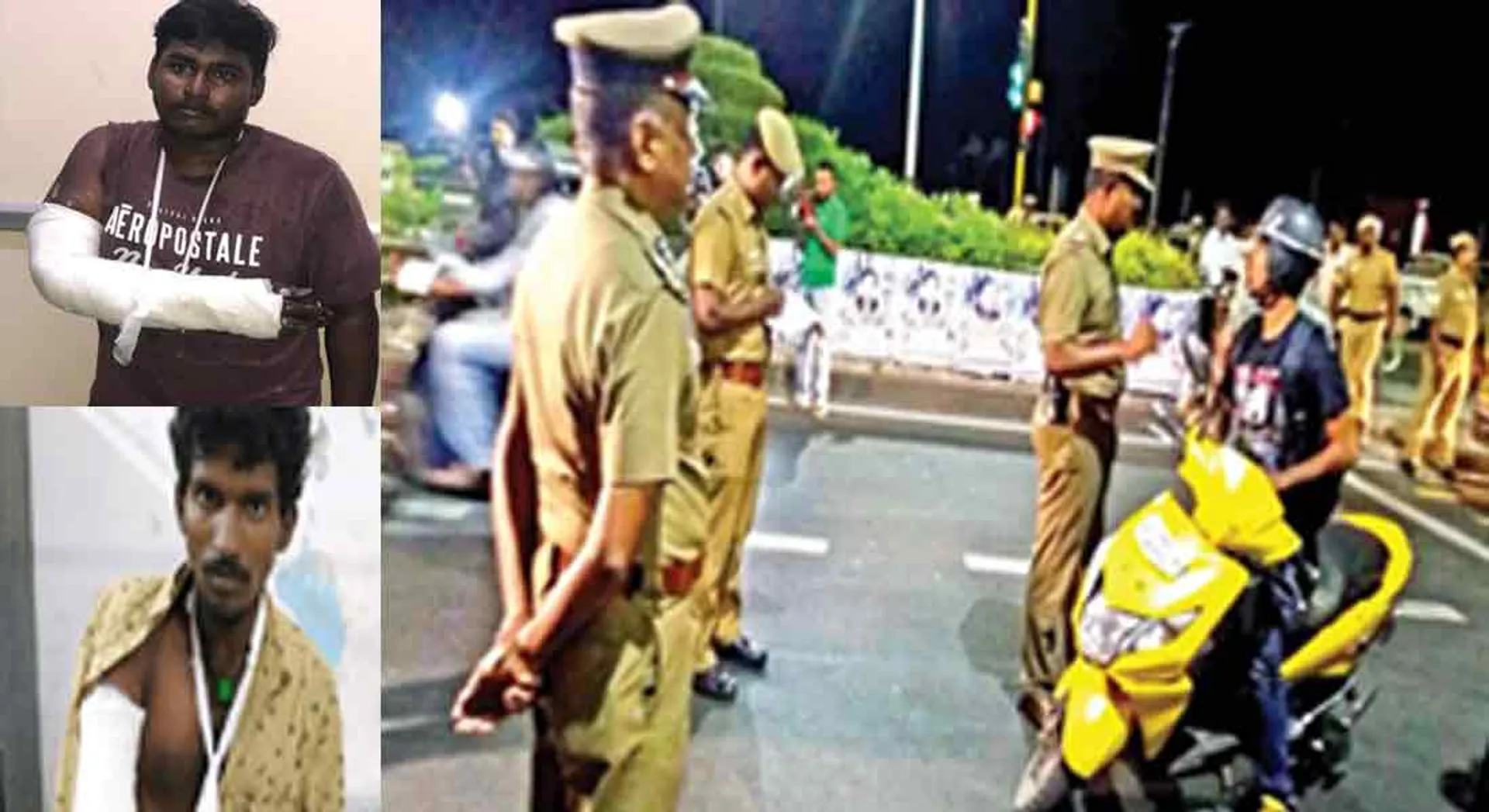 “Heading Routes in the rowdies in Capital-police action!