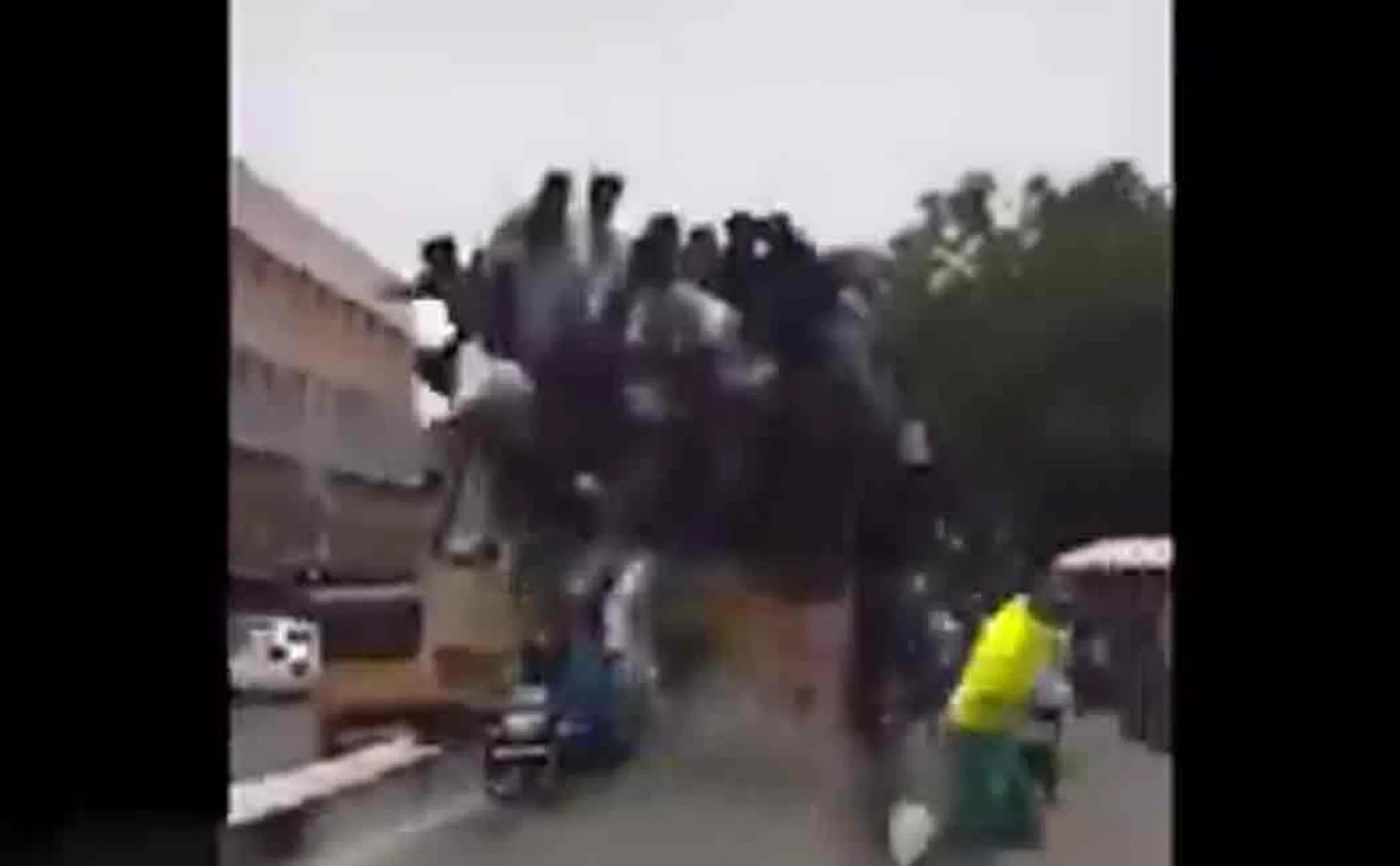 viral video of imran thakir running celebration