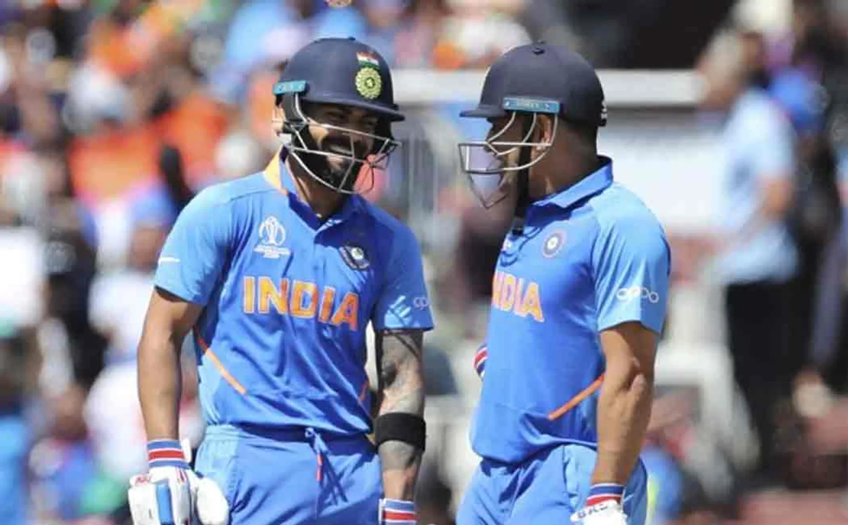 kohli about dhoni and his batting in worldcup series