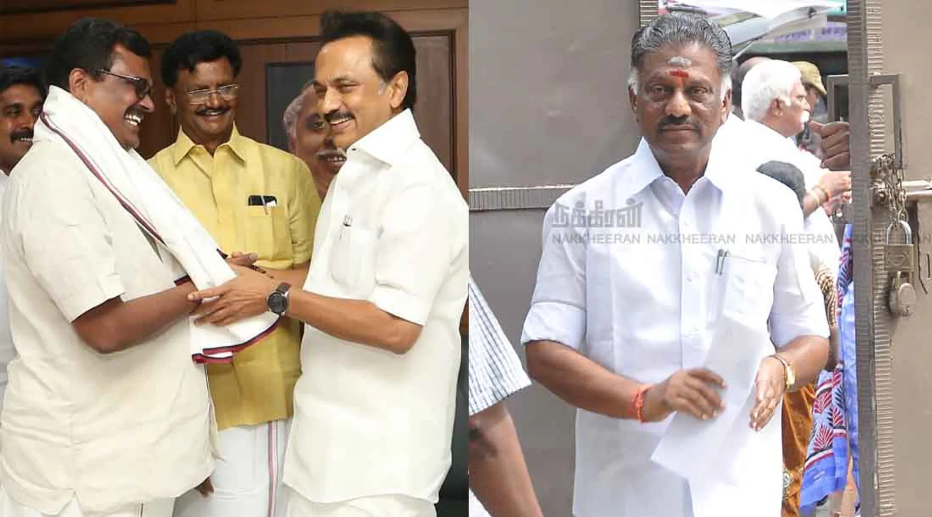 thanga tamil selvan join dmk - o panneerselvam