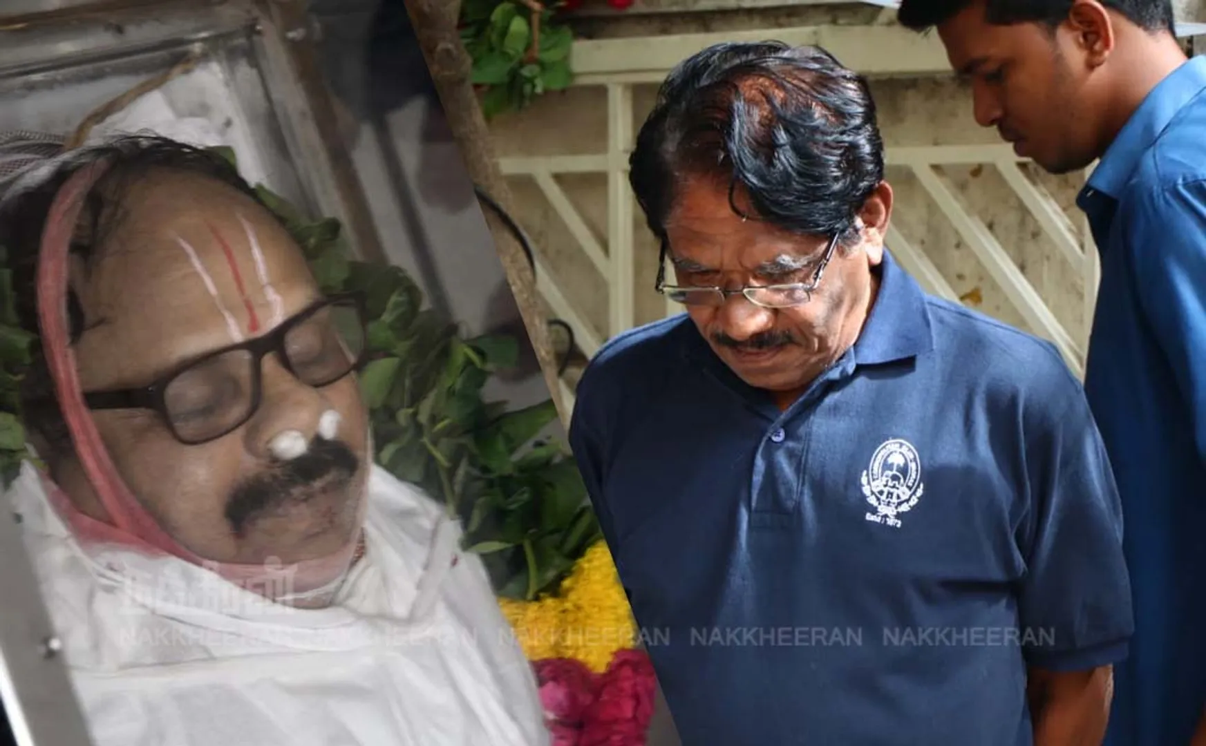 crazy mohan Funeral photos