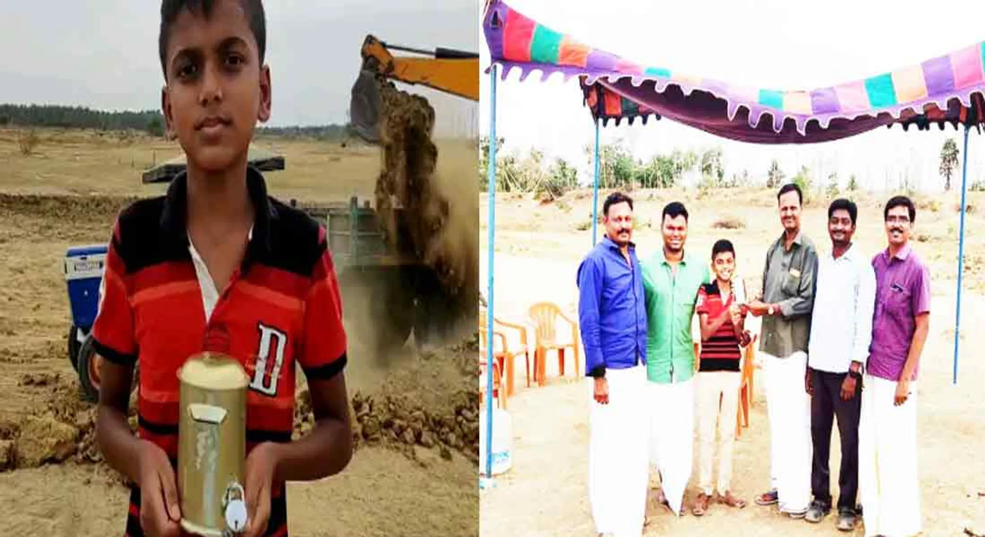  The boy who gave the small storage into youngster to recover pool