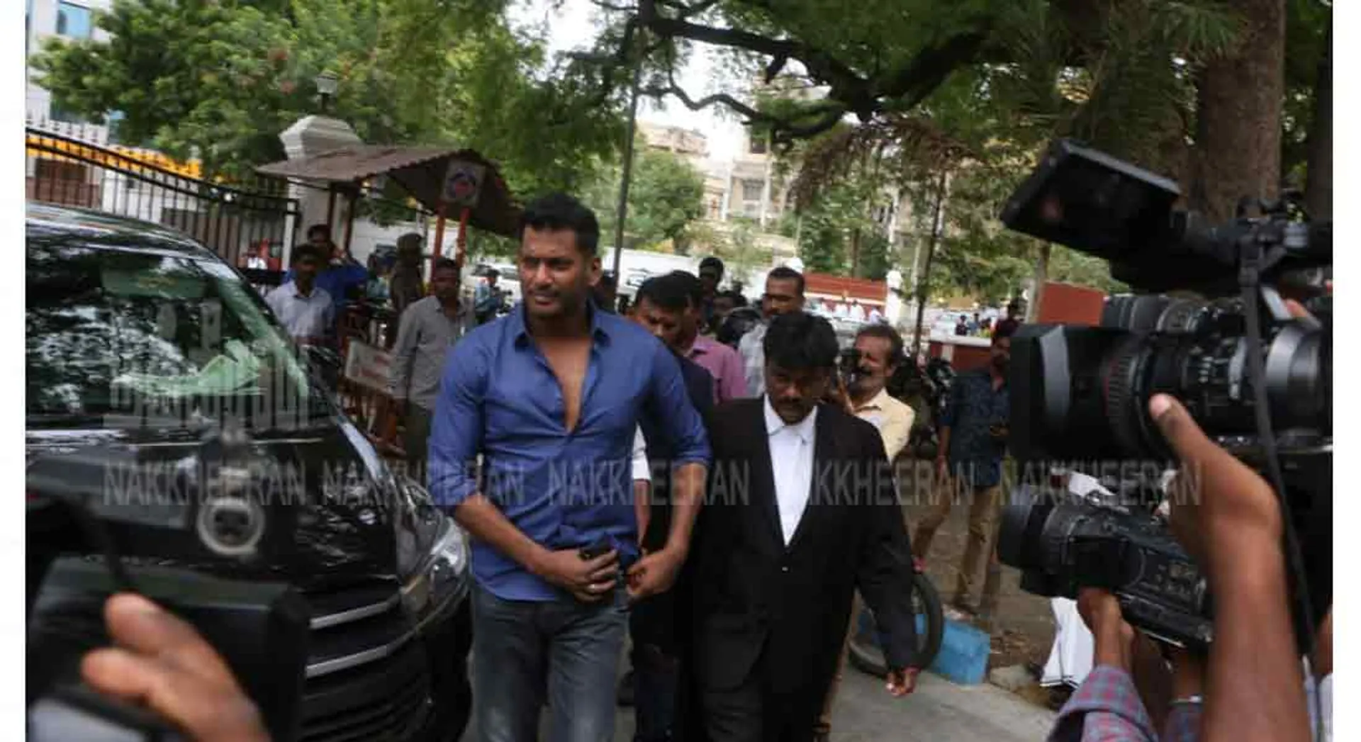 Vishal in court