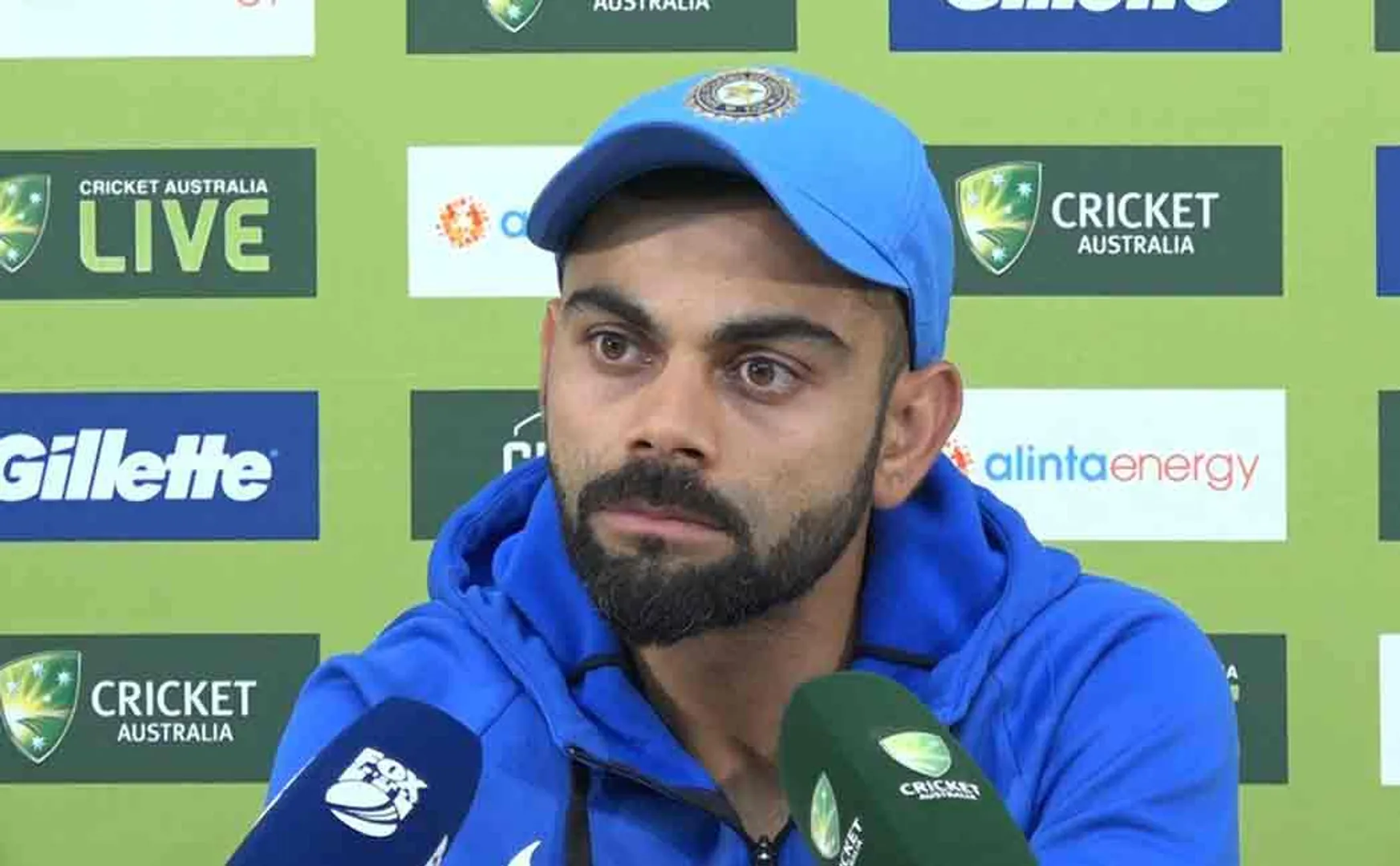 kohli about the fan lady in ground