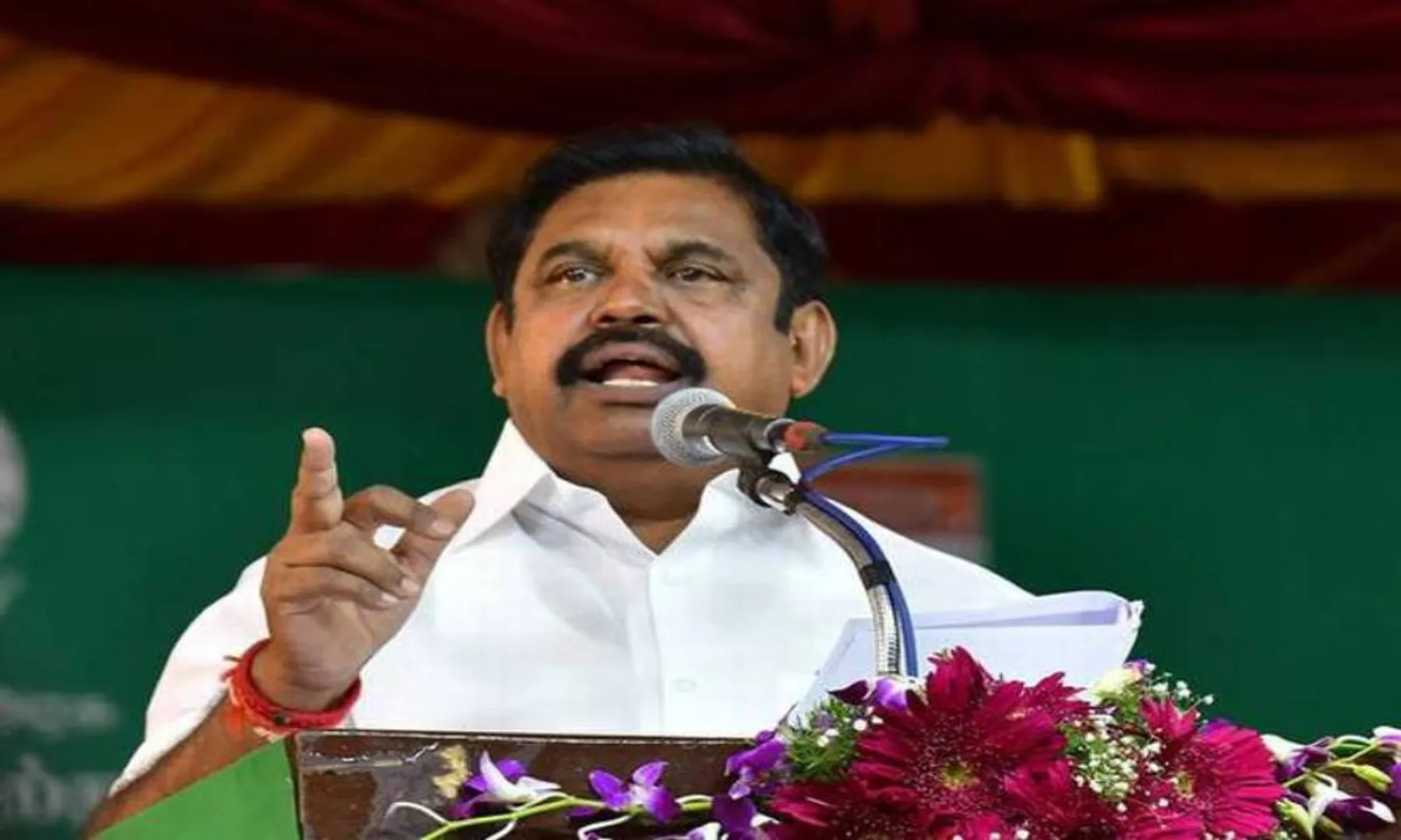 tamilnadu cm palanisamy tenkasi admk joining meeting speech