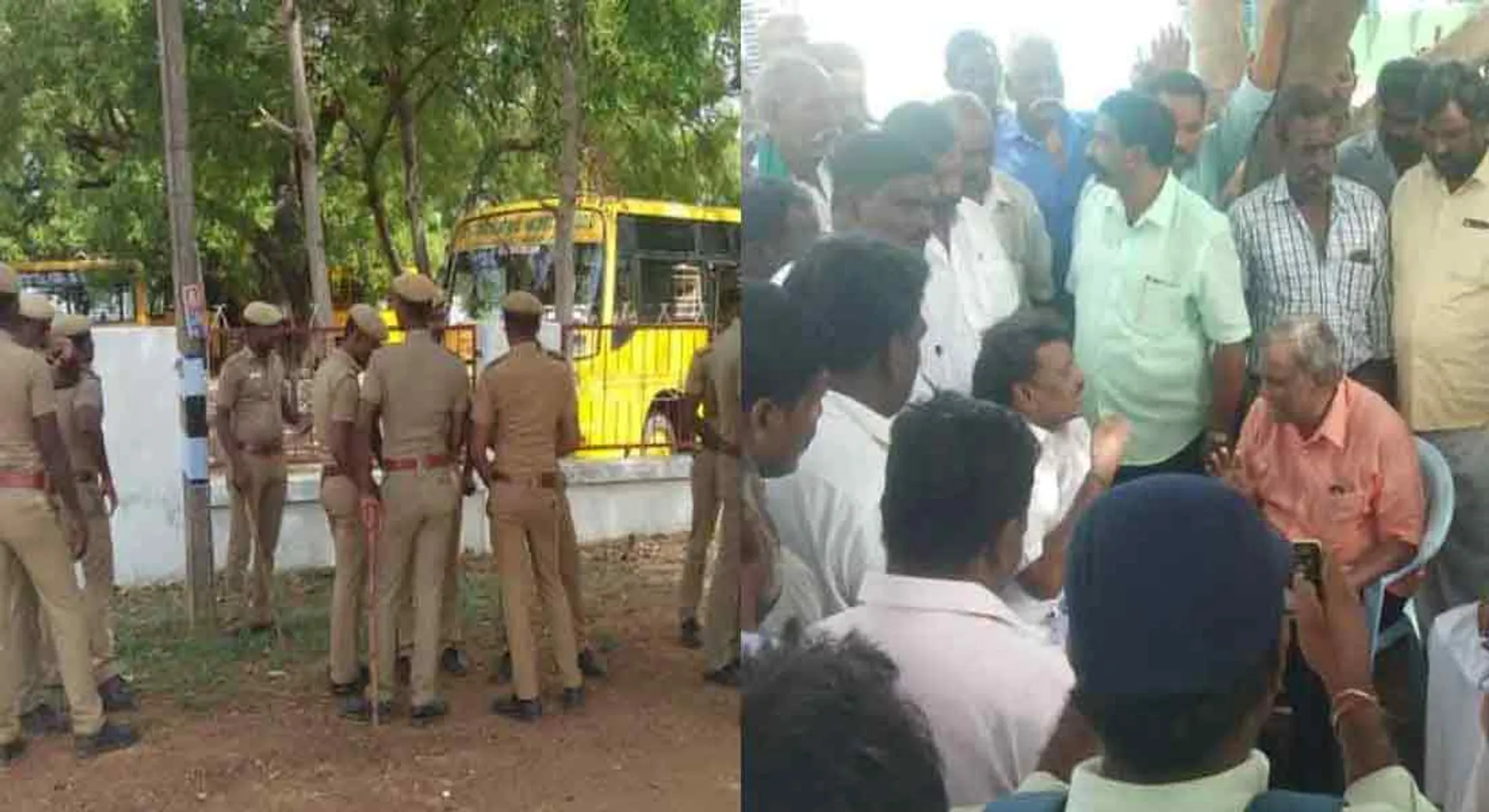 Minister's son and daughter attempt to extort assets of private school near Viruthachalam