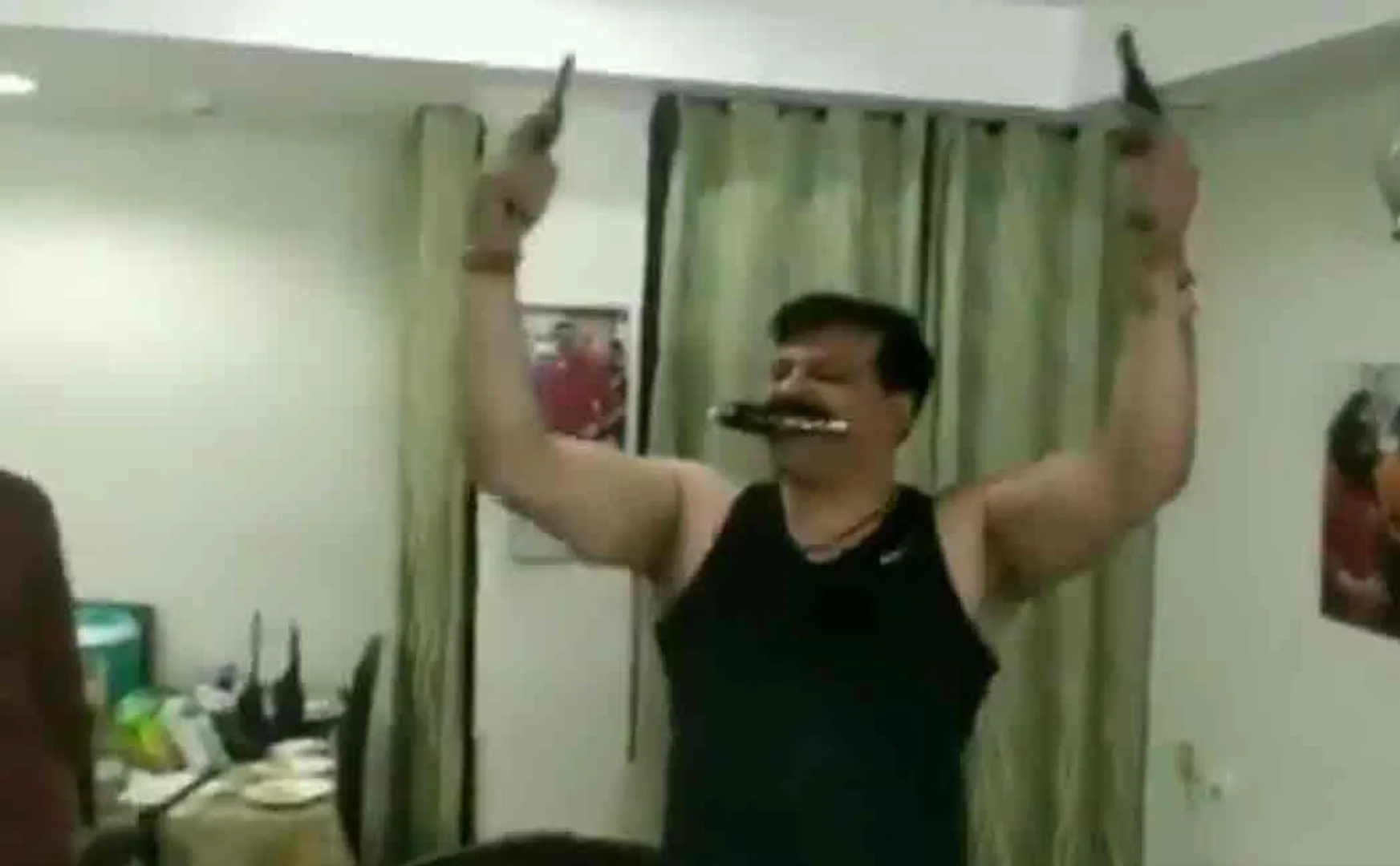 bjp mla pranav singh champions dancing video went viral on social media