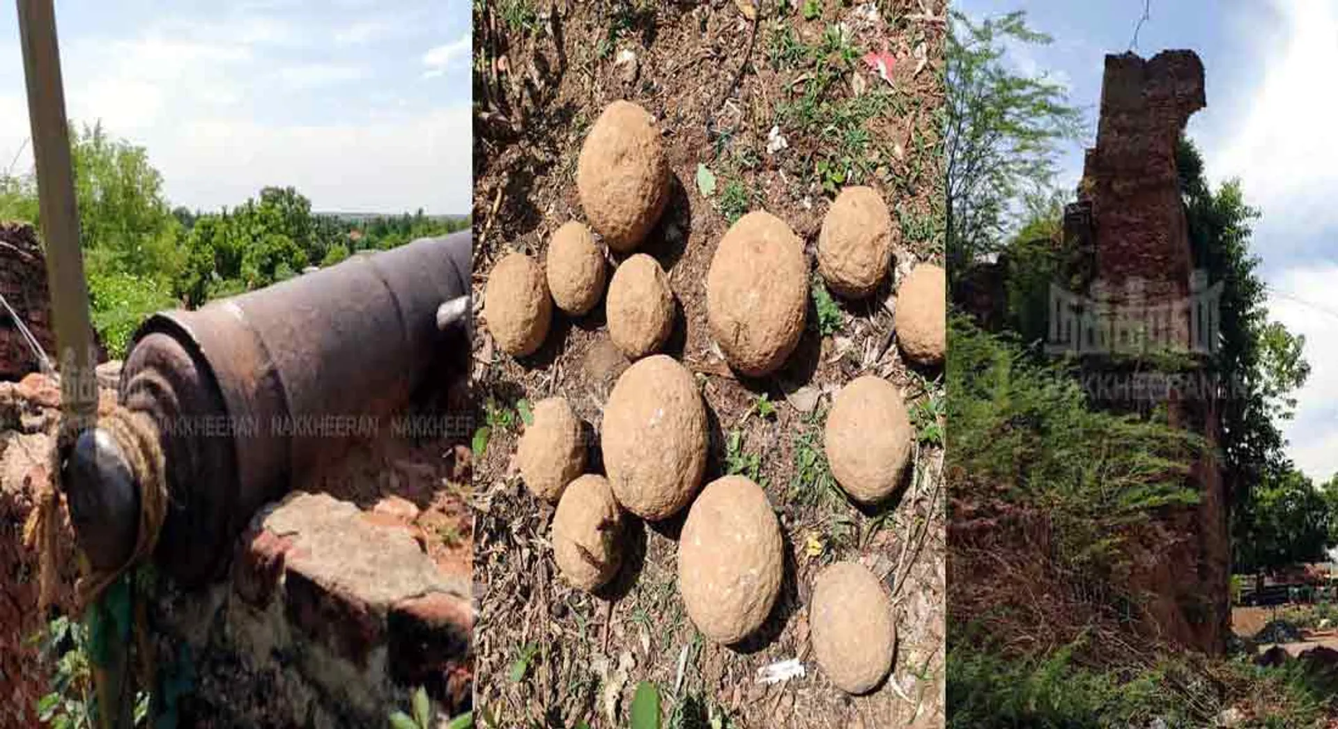 Excavated artillery shells dug in Pudukkottai