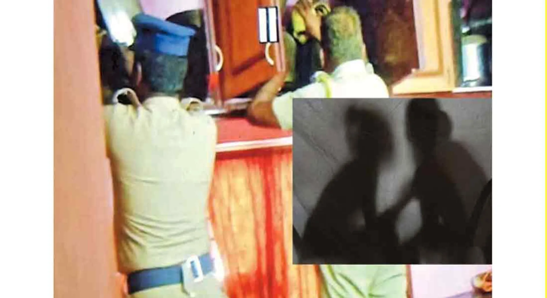 women police inspector in illegal relation!