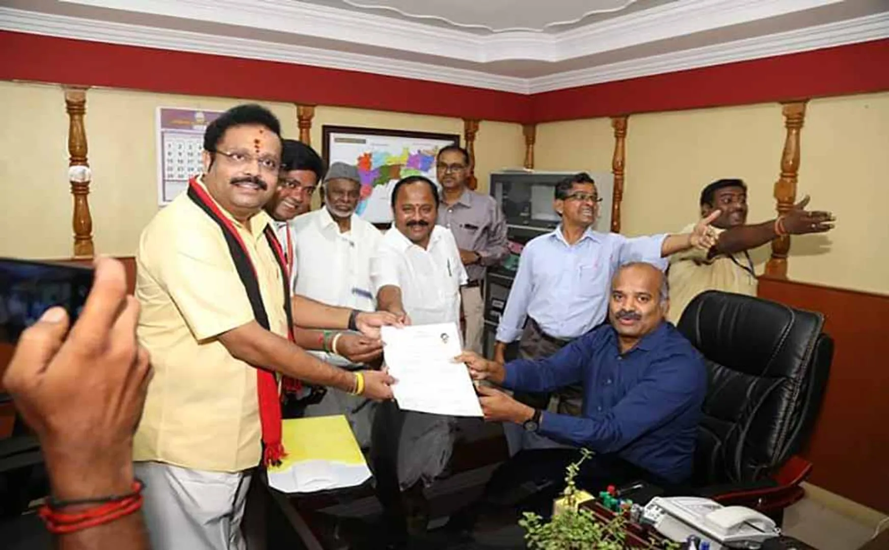 VELLORE LOK SABHA ELECTION DMK CANDIDATE KATHIR ANAND NOMINATION FILE FOR TODAY