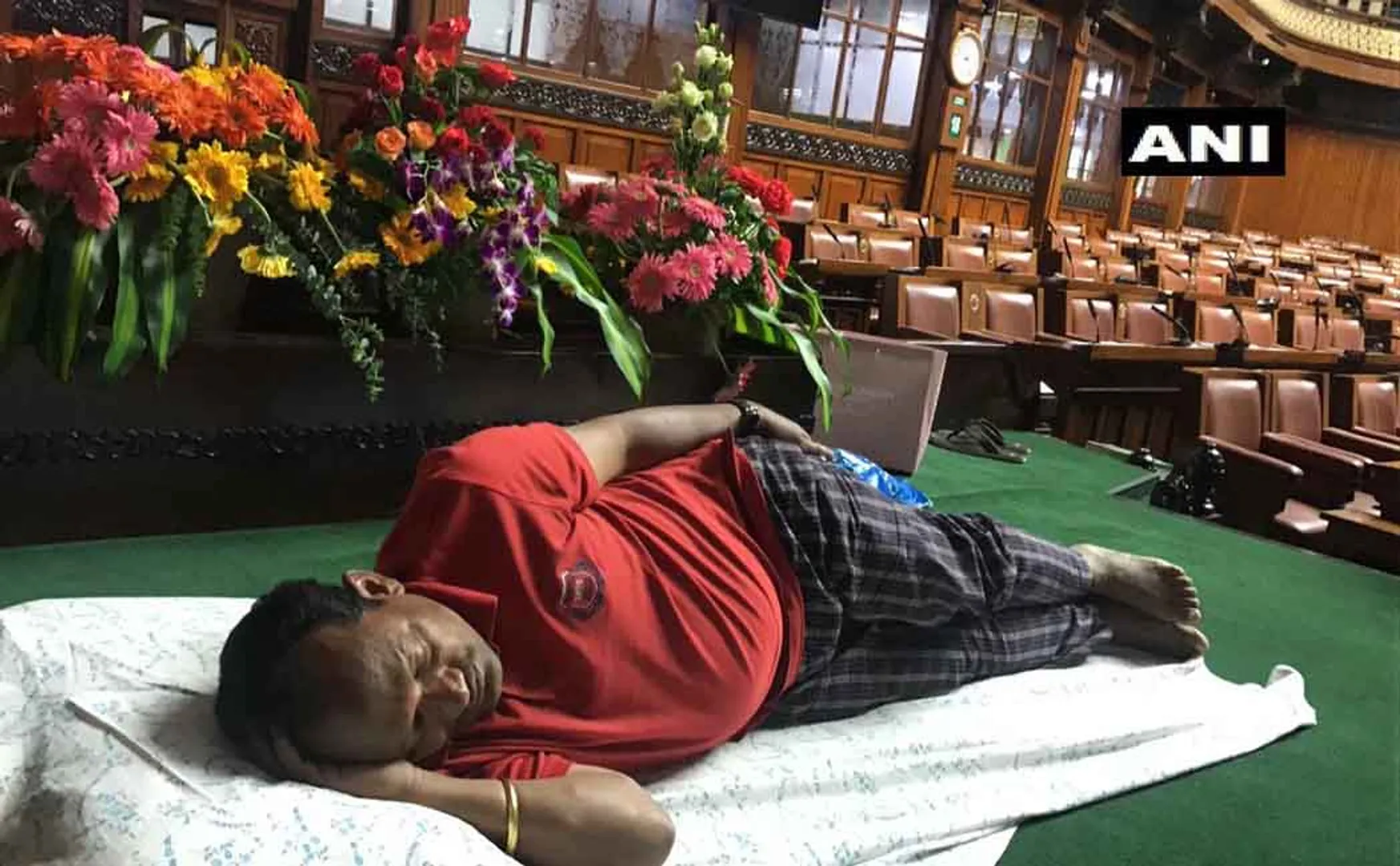 KARNATAKA GOVERNMENT FLOOR TEST FOR TODAY AT 01.30 PM GOVERNOR STRICTLY ORDER ISSUE 