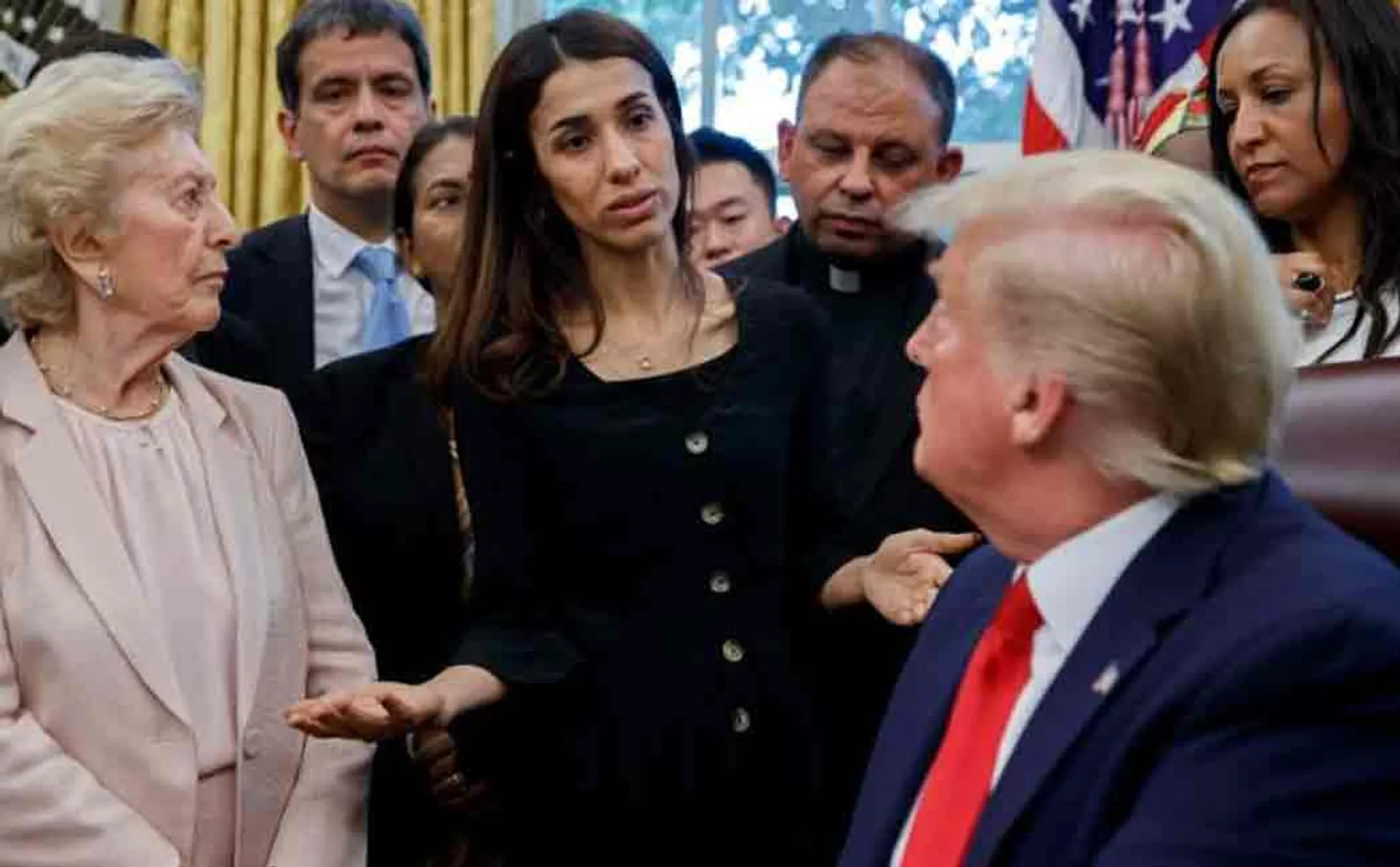 noble prize winner nadia murad shocked by donald trump's question