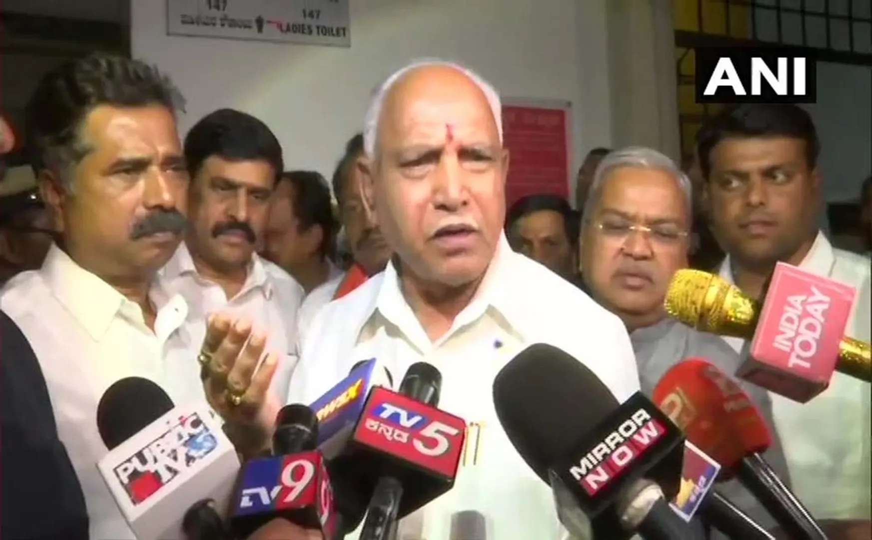 karnataka government dissolve, bjp mlas meeting at ramada hotel 