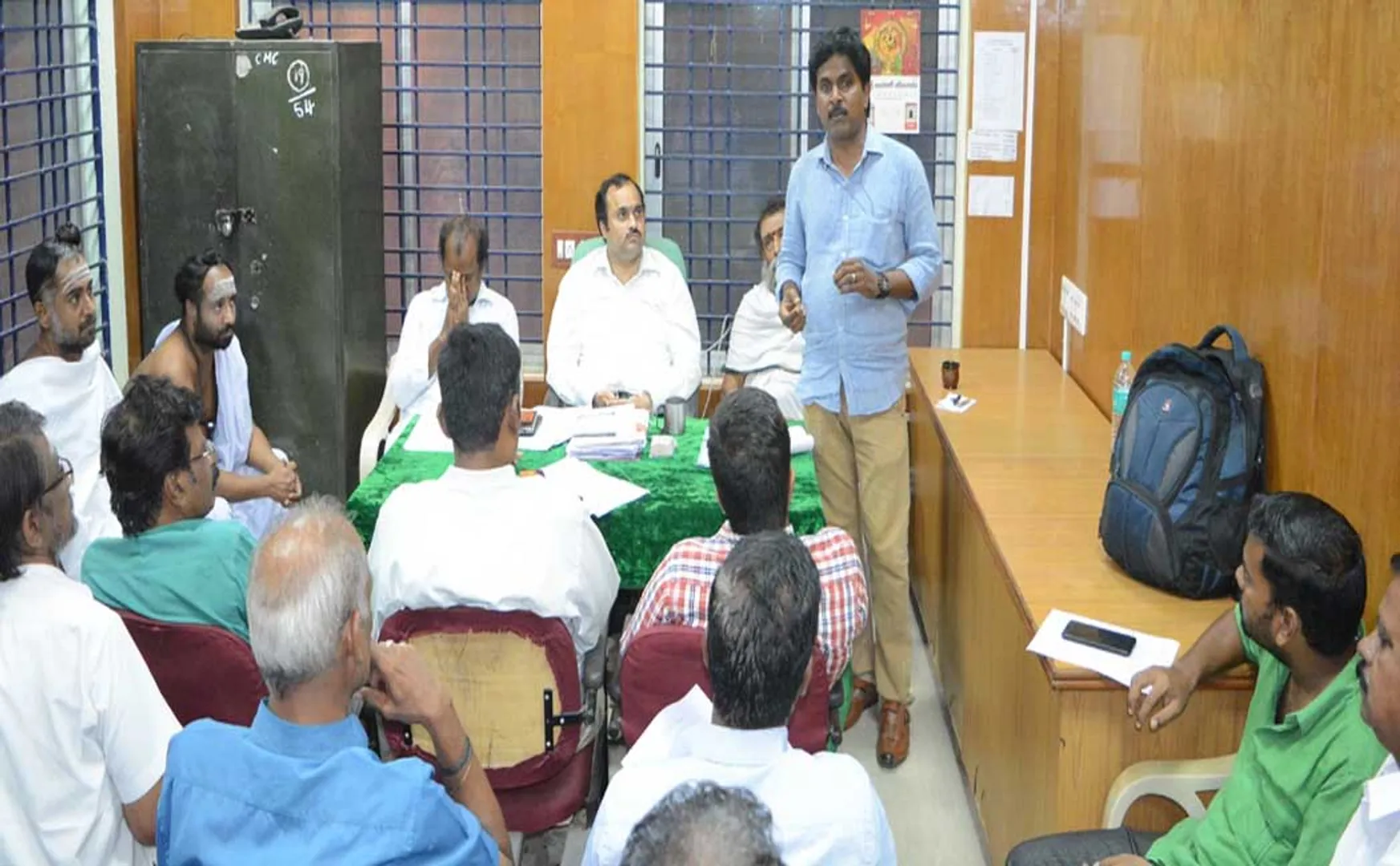  Coordination meeting on opening of lake, pools in Chidambaram