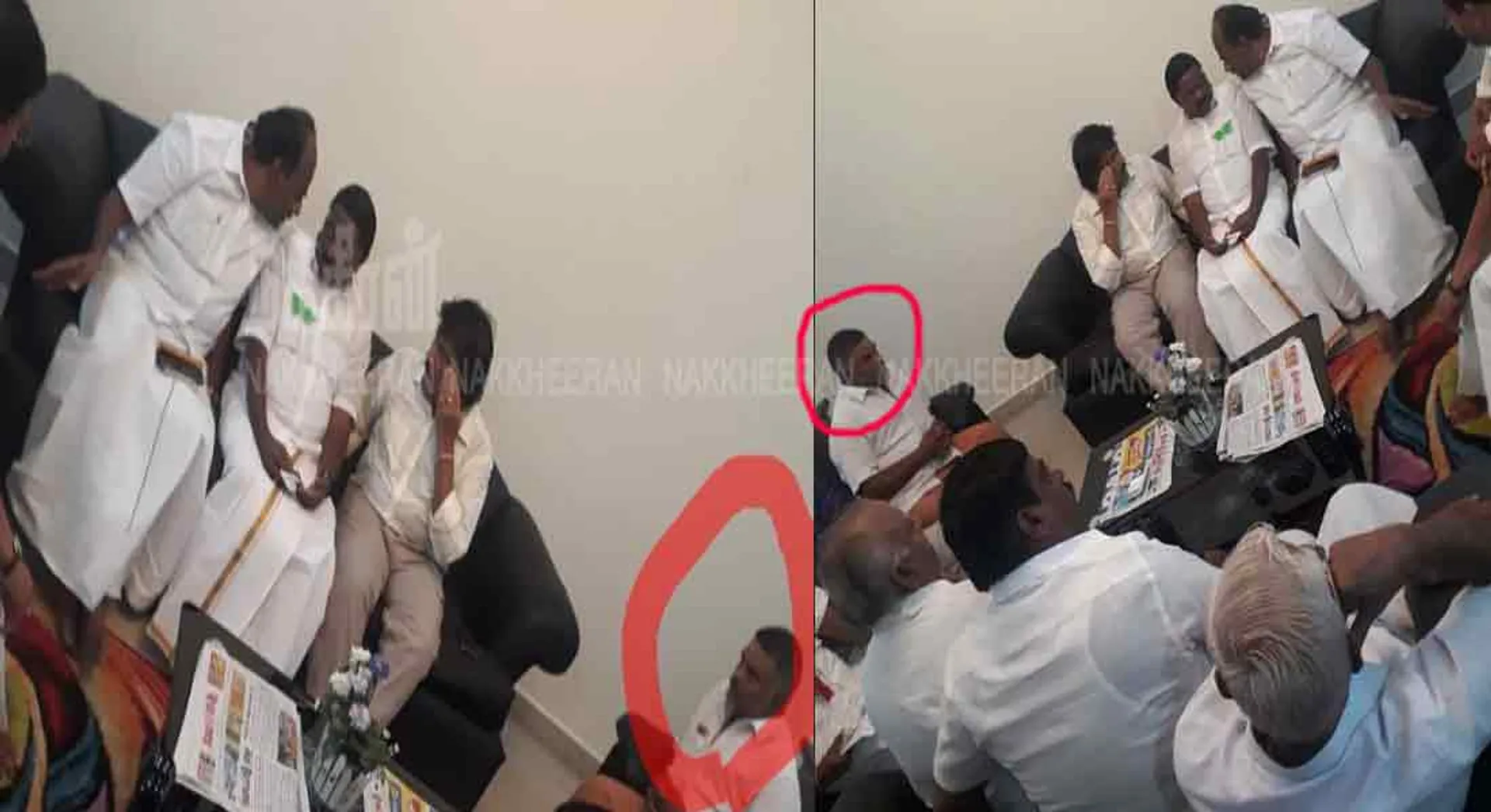 Does AC support Shanmugam..?  DMK executives  Accusation and denial!