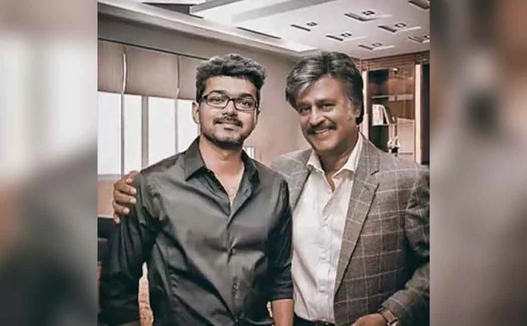 vijay with rajini