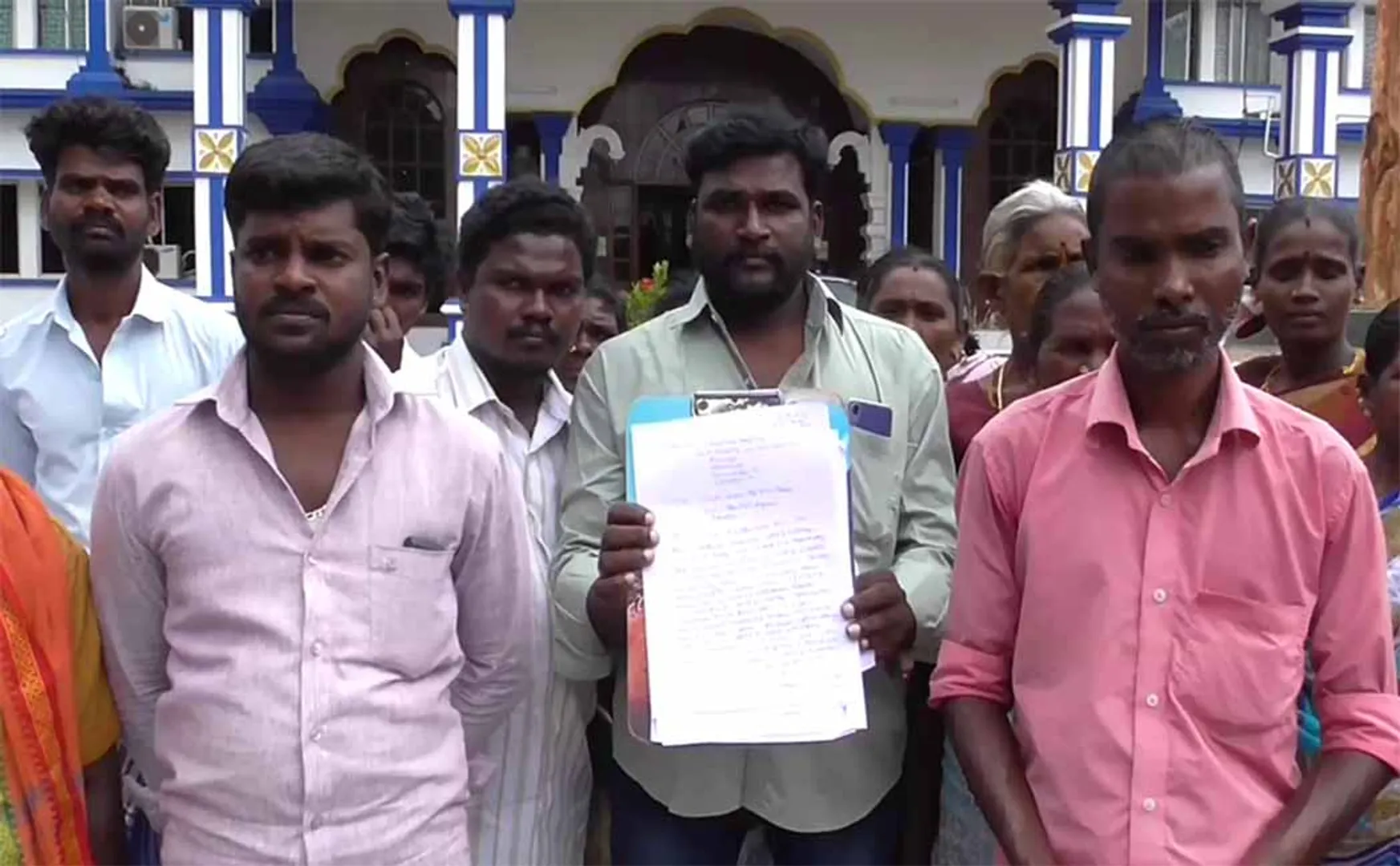 THIRUVARUR ONGC STORAGE PLANT INCIDENT VILLAGE PEOPLES FILE PETITION COLLECTOR OF THIRUVARUR 