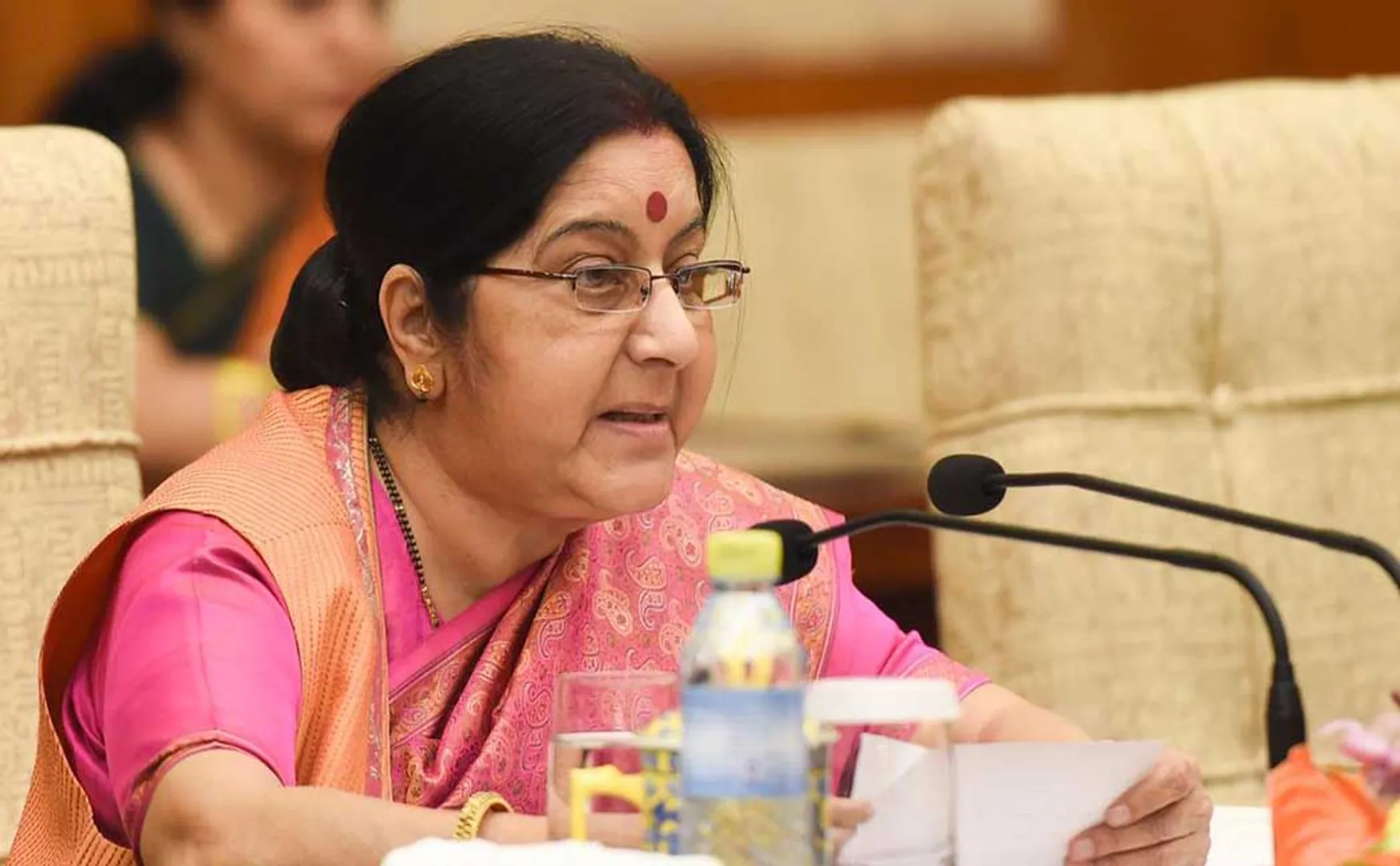 former external minister susma swaraj admit at delhi aiims hospital