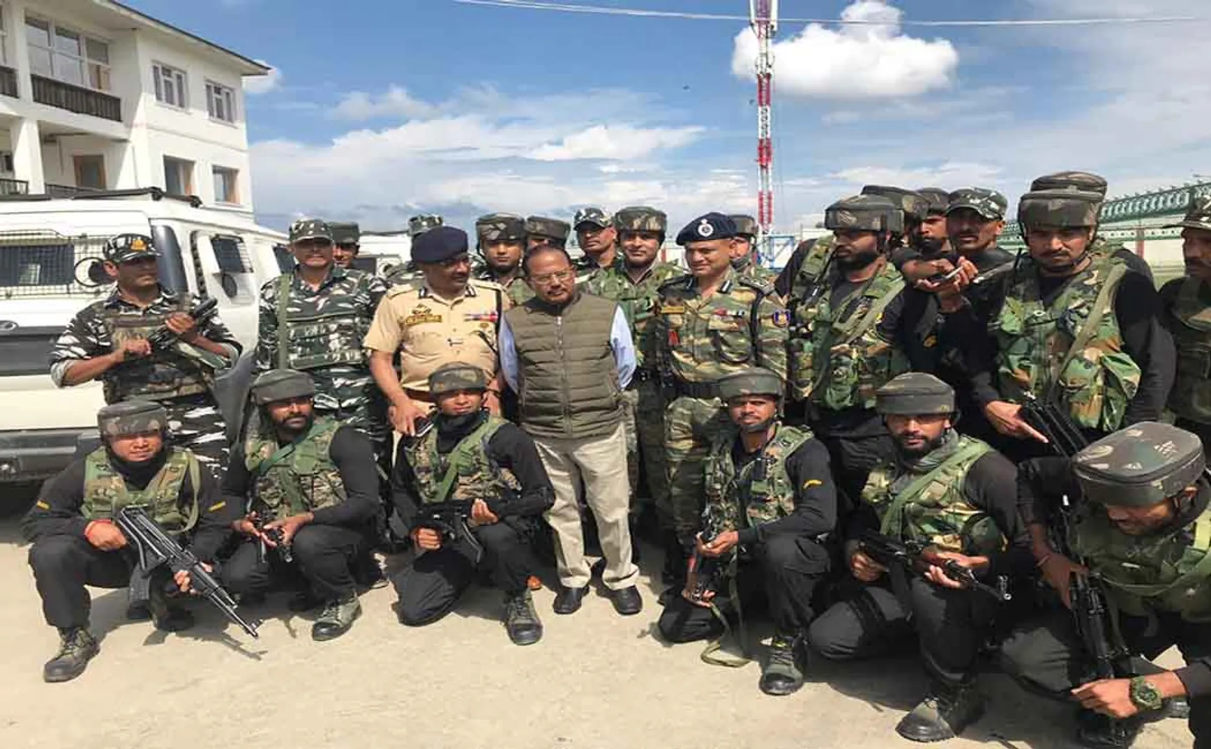 Jammu and Kashmir: National Security Advisor Ajit Doval interacts with locals in Shopian